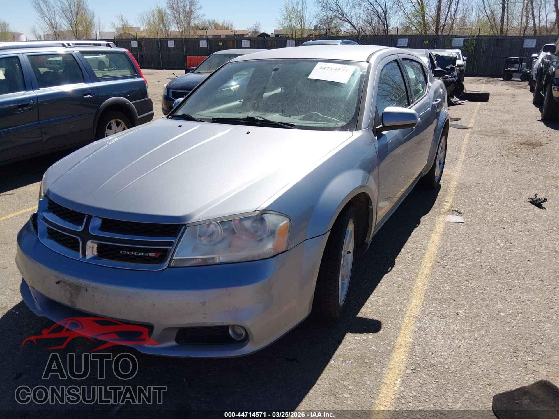DODGE AVENGER 2013 - 1C3CDZCB0DN680580