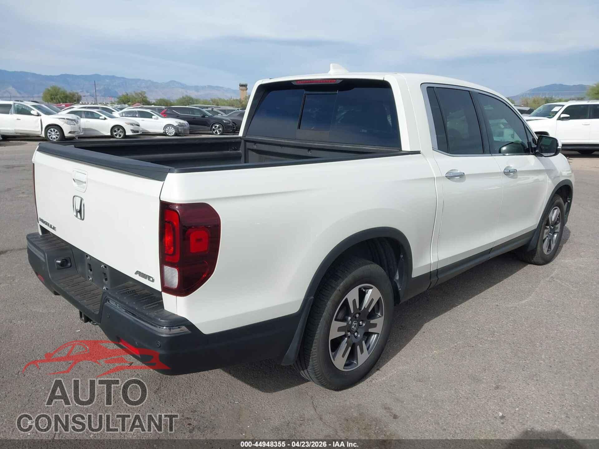 HONDA RIDGELINE 2017 - 5FPYK3F74HB022414