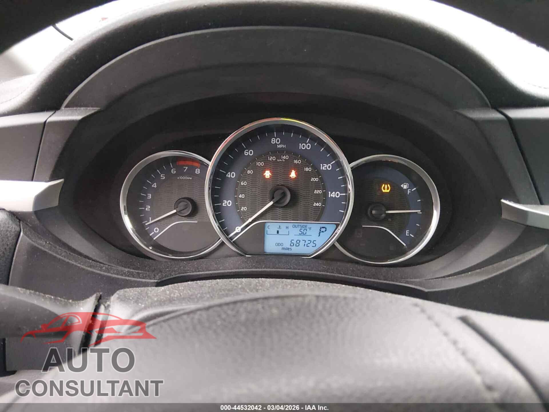 TOYOTA COROLLA 2014 - 2T1BURHE2EC206760