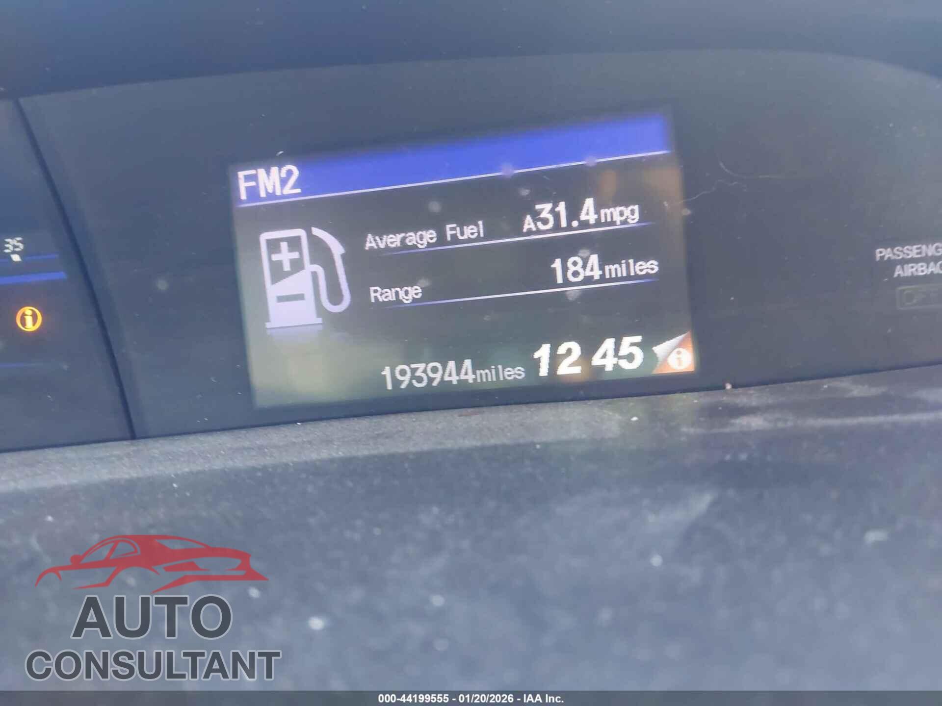 HONDA CIVIC 2012 - 19XFB2F55CE012840