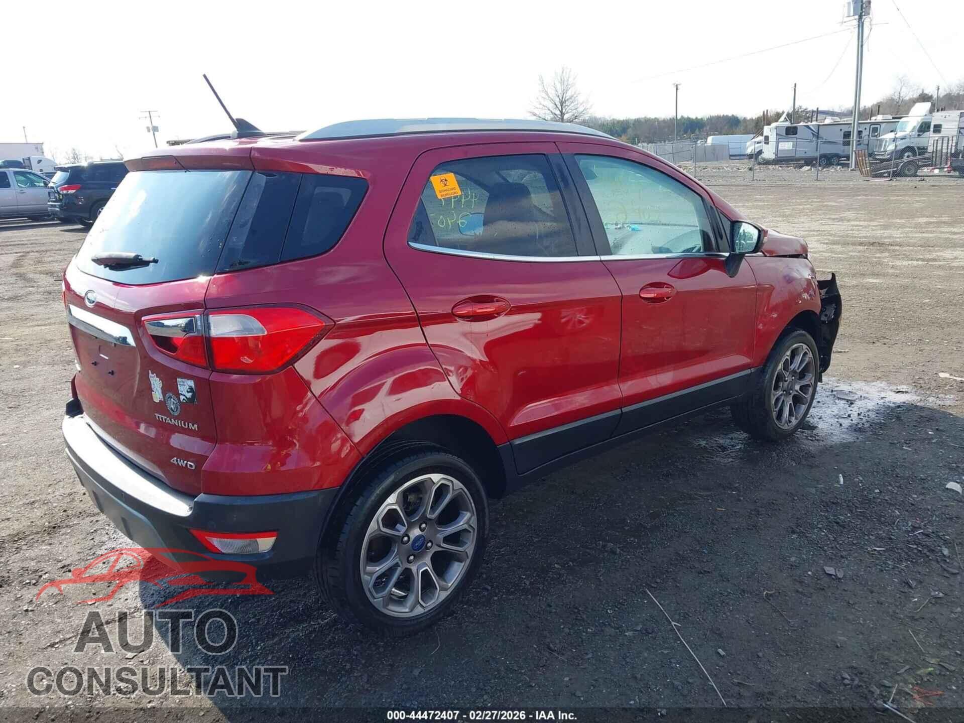 FORD ECOSPORT 2020 - MAJ6S3KL6LC332661