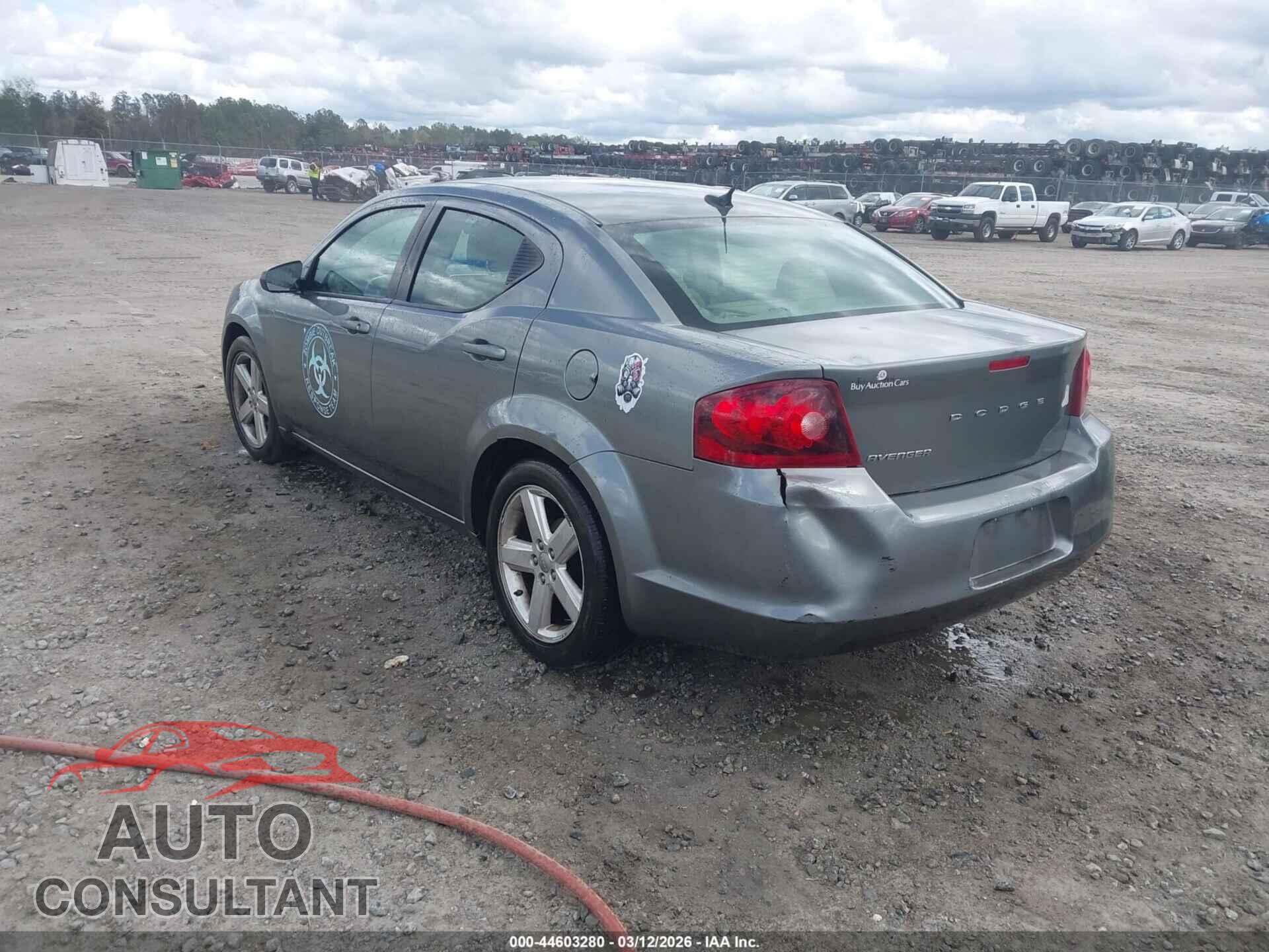 DODGE AVENGER 2013 - 1C3CDZAB9DN551885