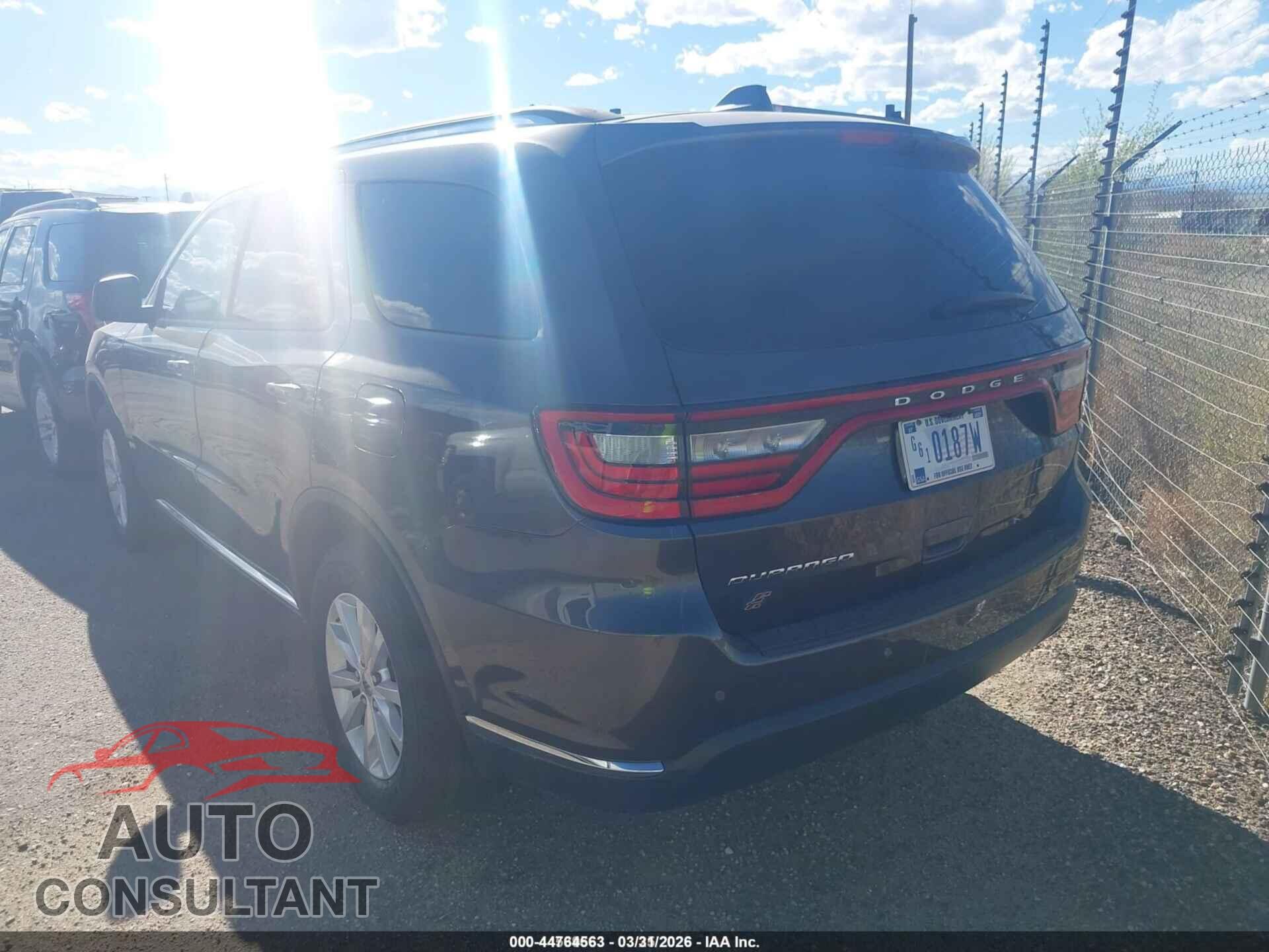 DODGE DURANGO 2019 - 1C4RDJAG1KC744415