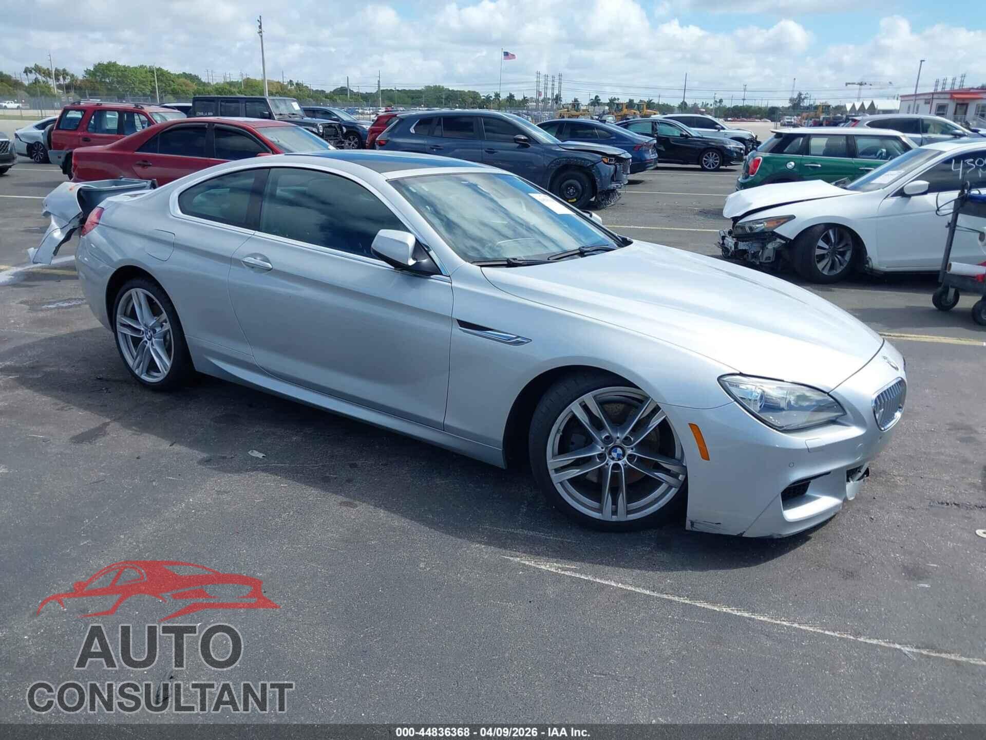 BMW 650I 2012 - WBALX3C59CDV77475