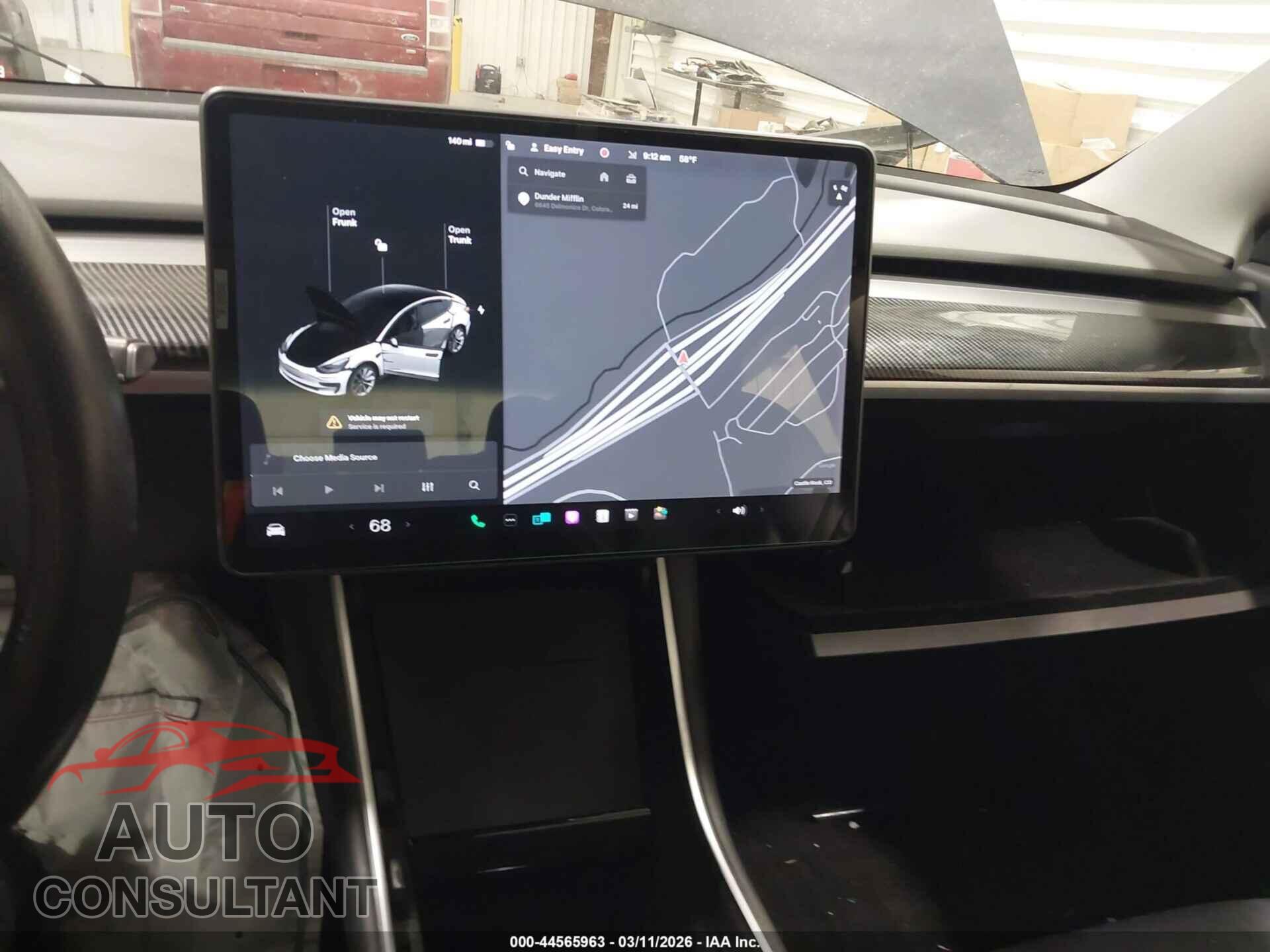 TESLA MODEL 3 2019 - 5YJ3E1EB4KF453086