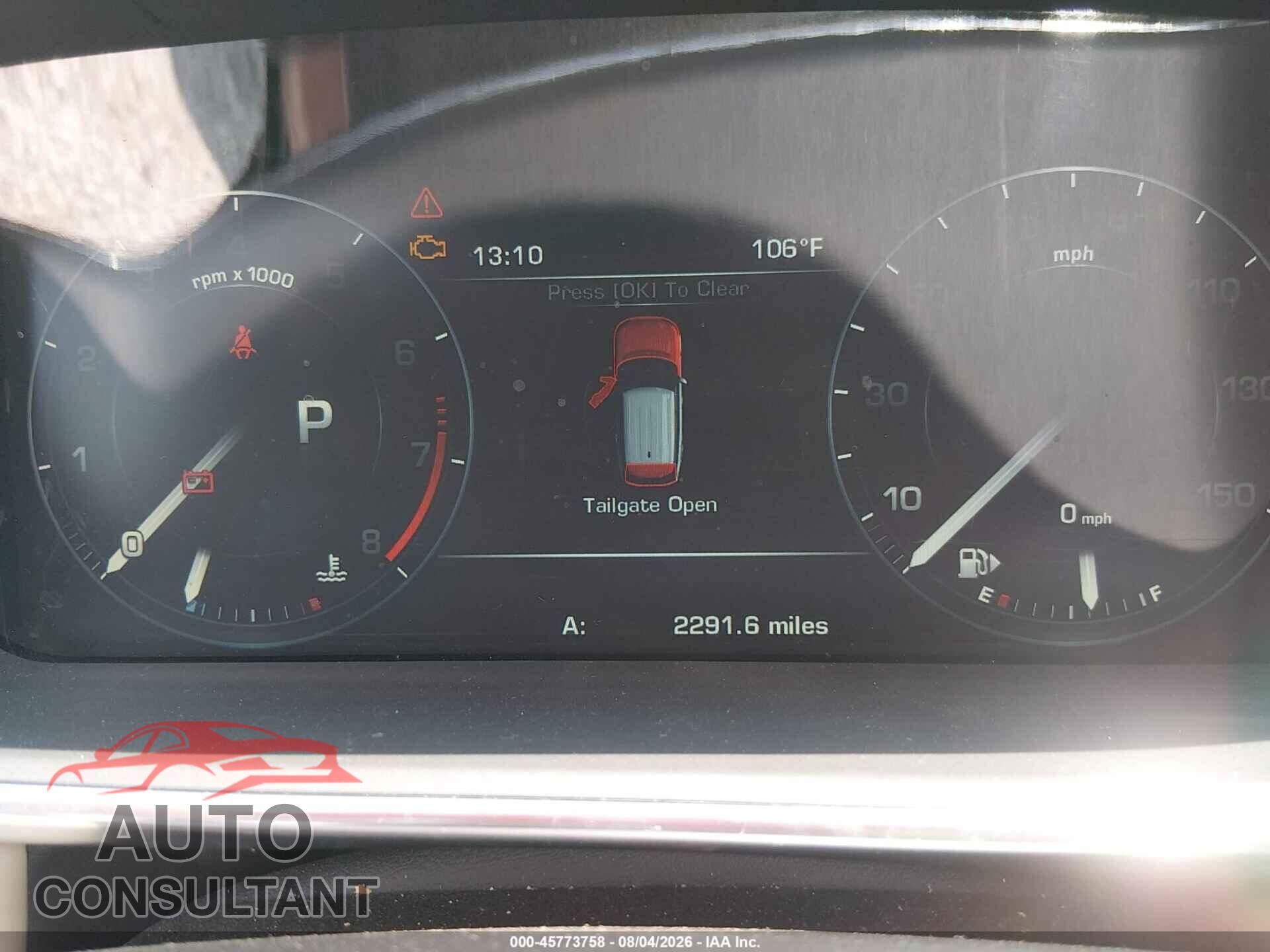 LAND ROVER RANGE ROVER 2016 - SALGS2VF6GA268789