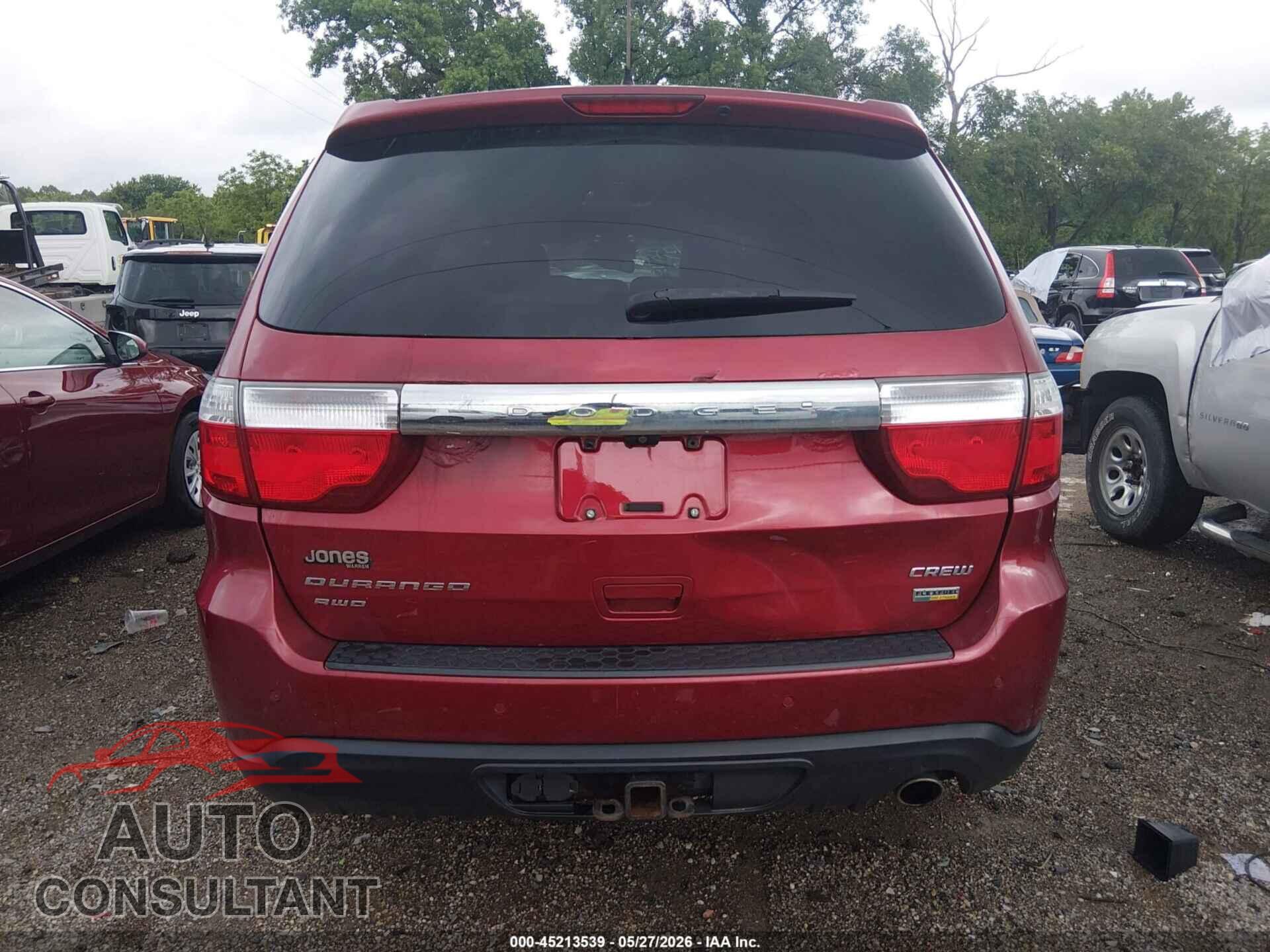DODGE DURANGO 2013 - 1C4RDJDG4DC700911