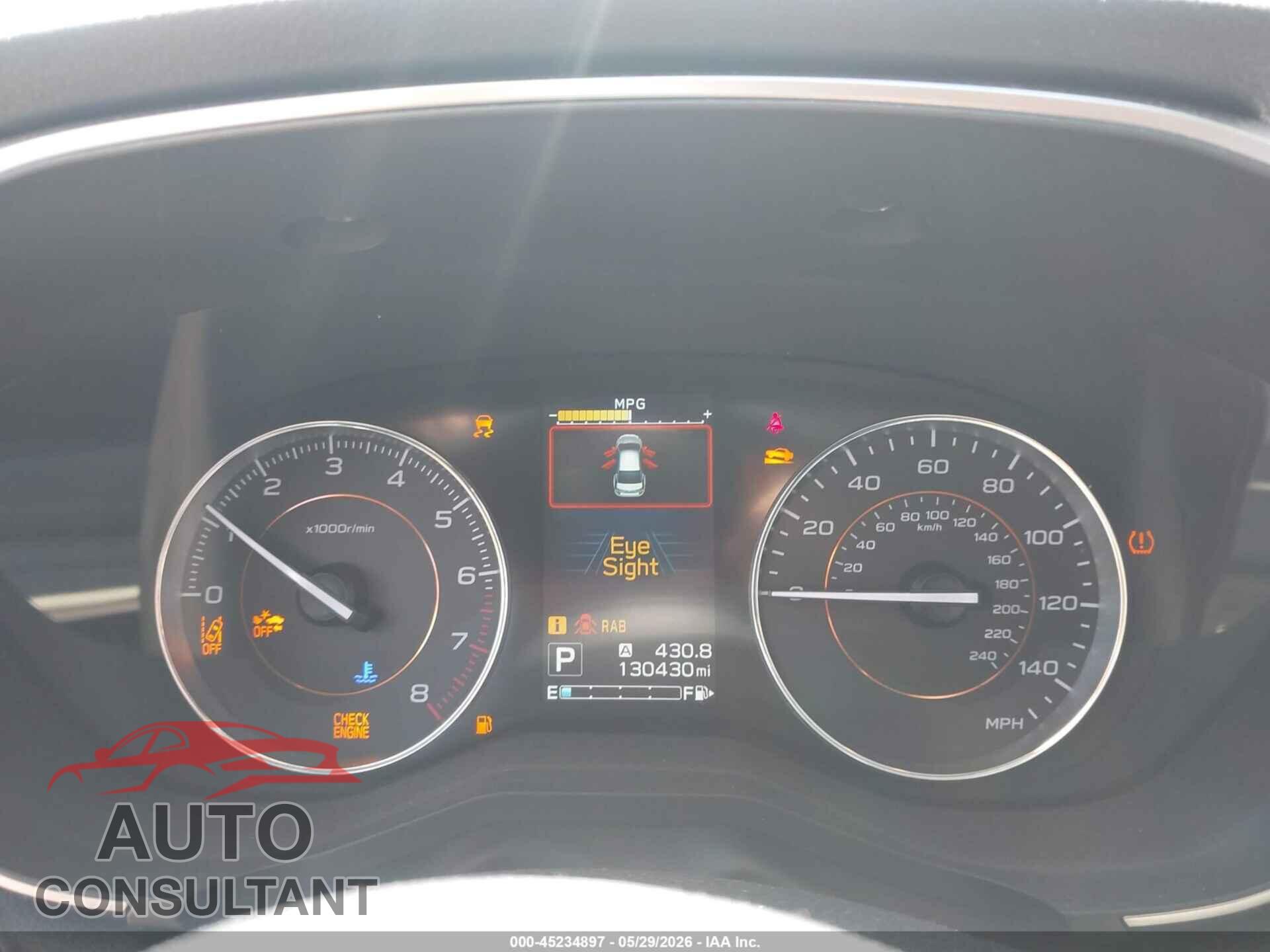SUBARU CROSSTREK 2018 - JF2GTAMC8JH257458