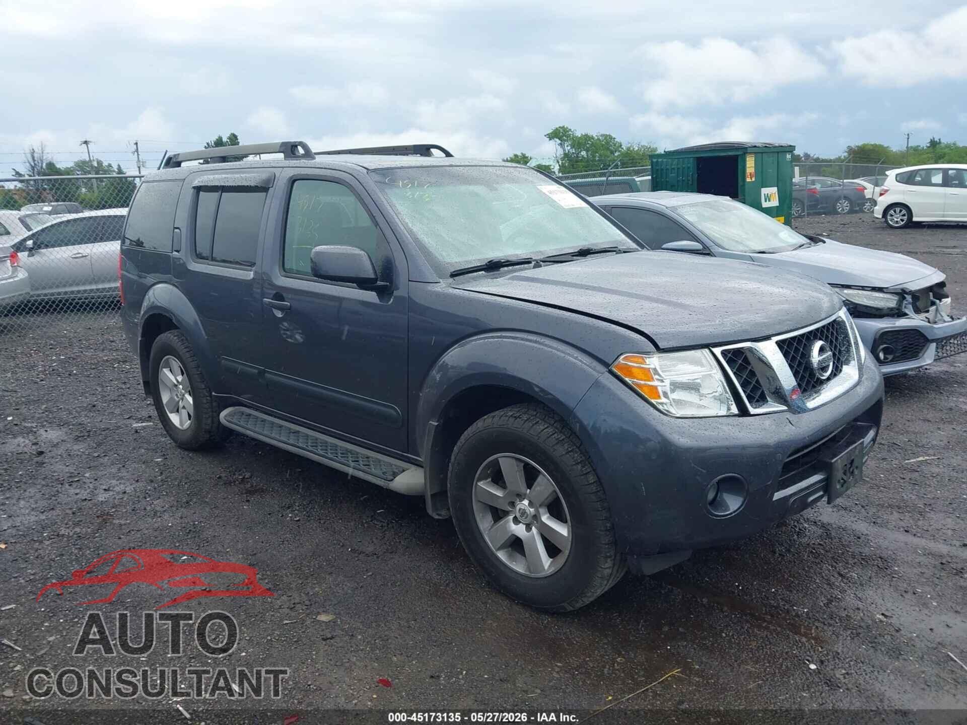NISSAN PATHFINDER 2011 - 5N1AR1NB2BC608061