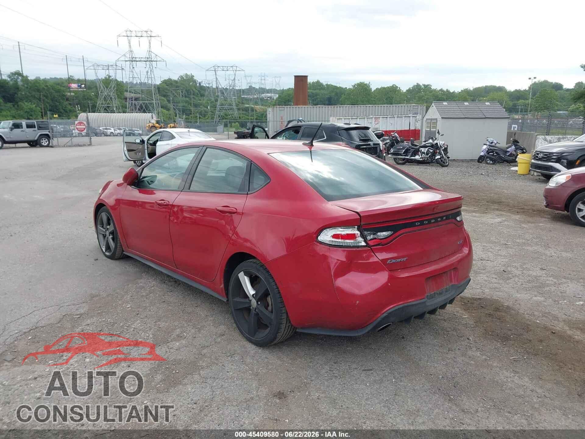 DODGE DART 2015 - 1C3CDFEB6FD315874