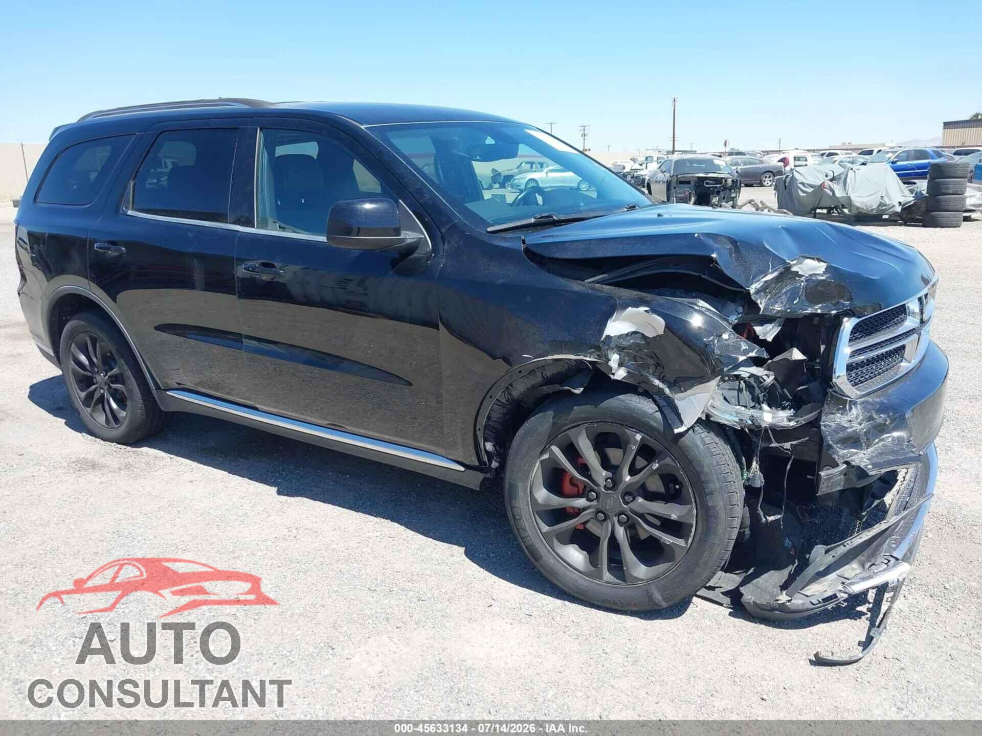 DODGE DURANGO 2019 - 1C4RDHAG5KC777314