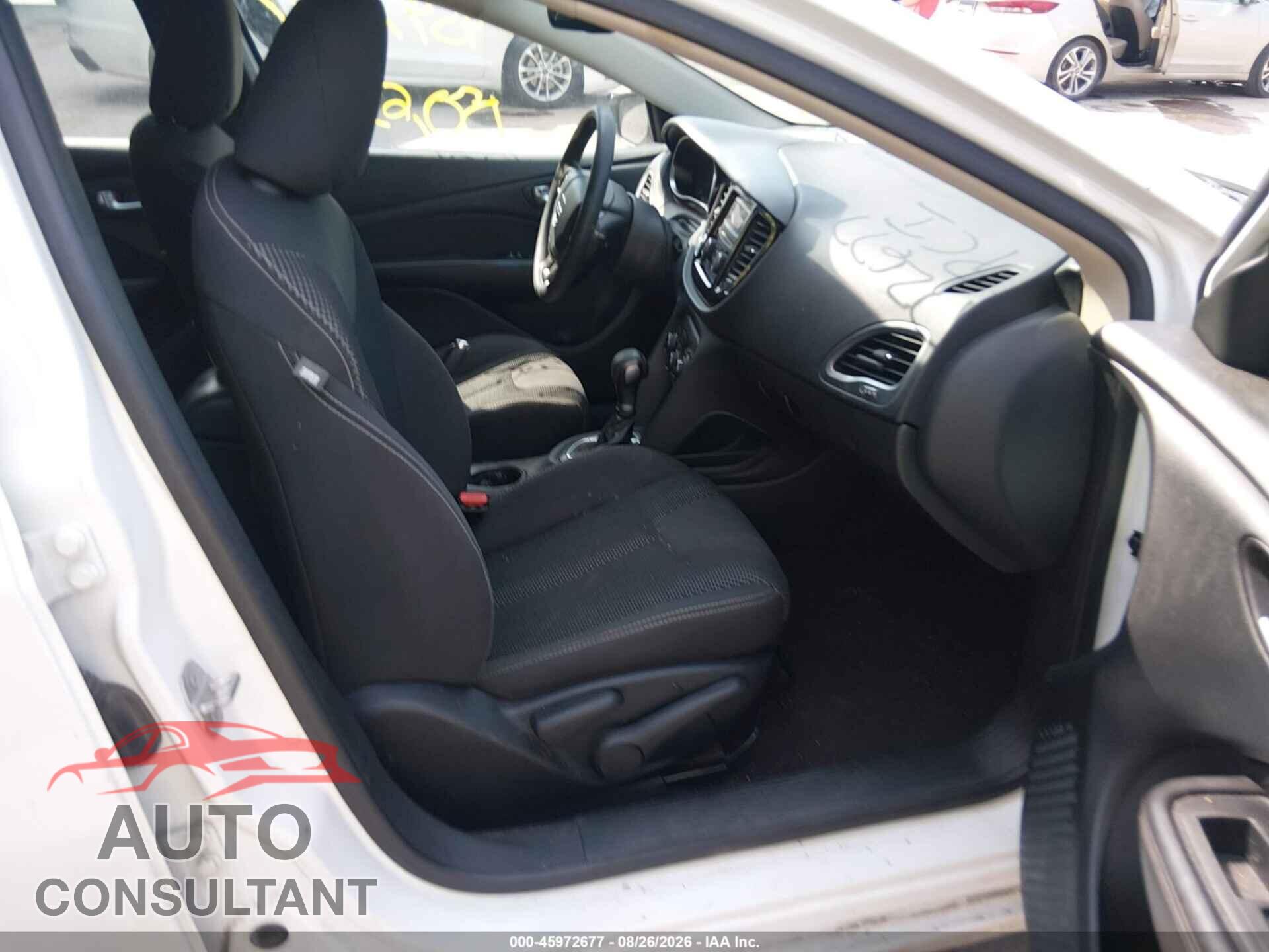 DODGE DART 2015 - 1C3CDFBB4FD420711