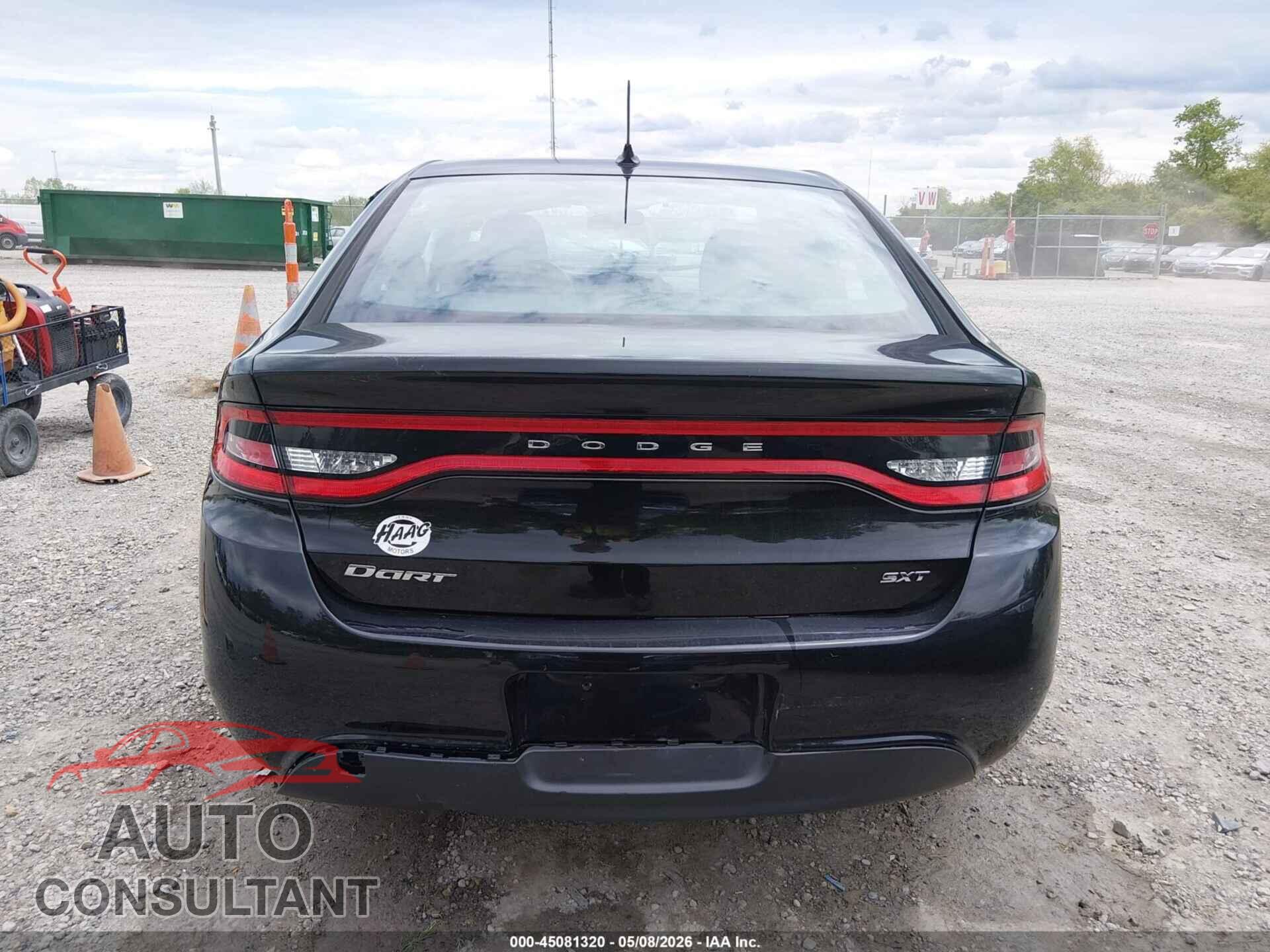 DODGE DART 2013 - 1C3CDFBA1DD159400