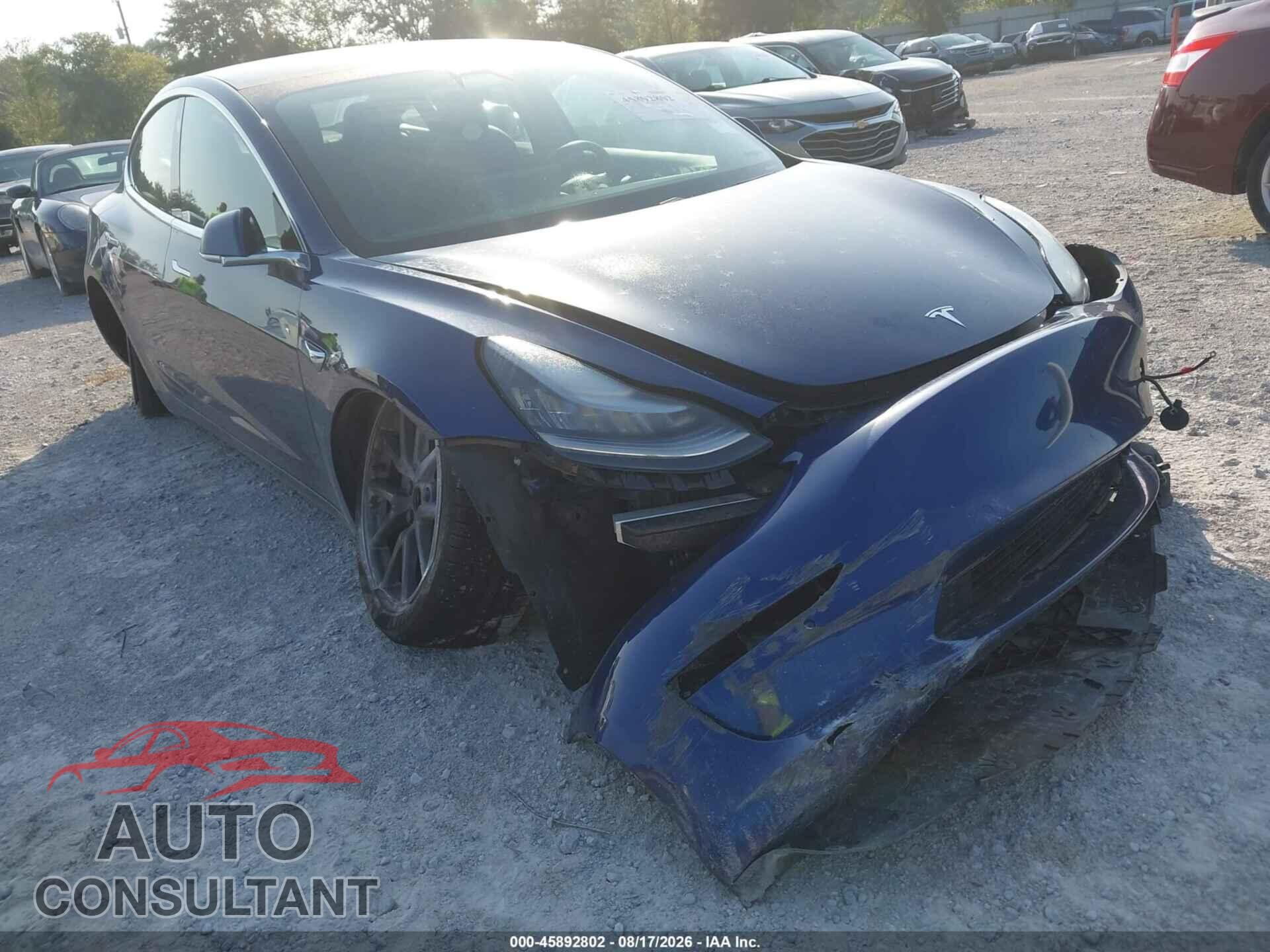TESLA MODEL 3 2019 - 5YJ3E1EA0KF435465