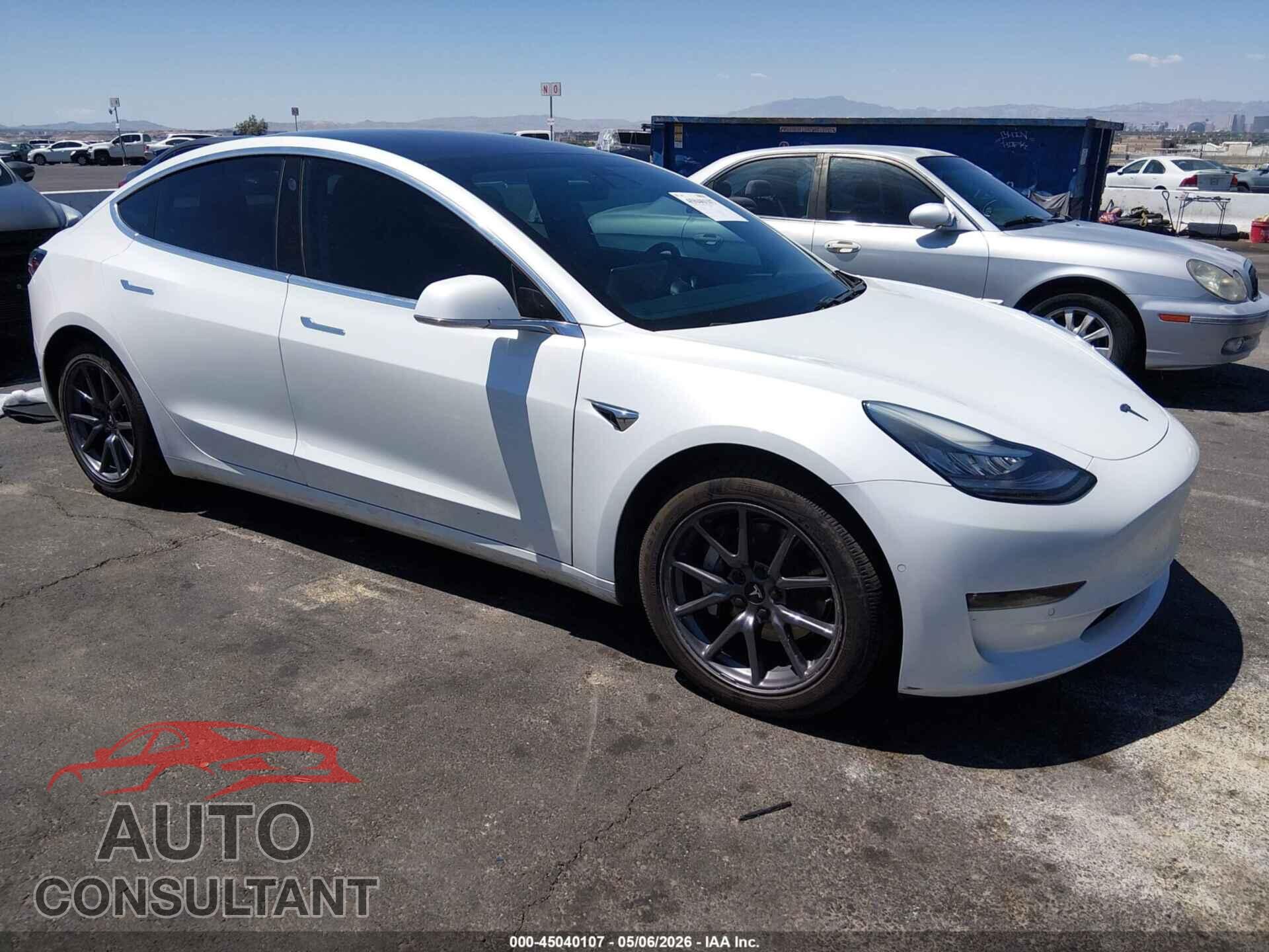 TESLA MODEL 3 2019 - 5YJ3E1EB9KF191601