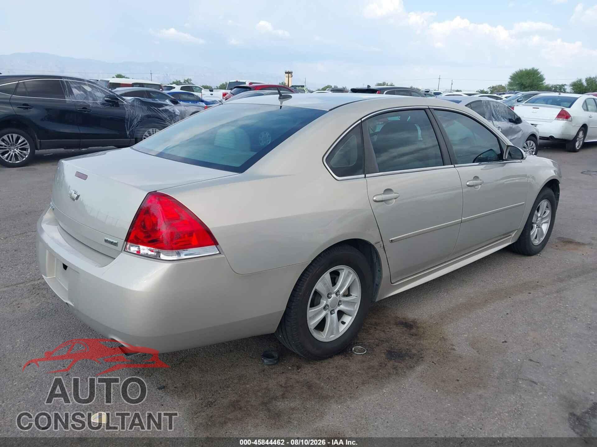 CHEVROLET IMPALA 2012 - 2G1WA5E3XC1208427