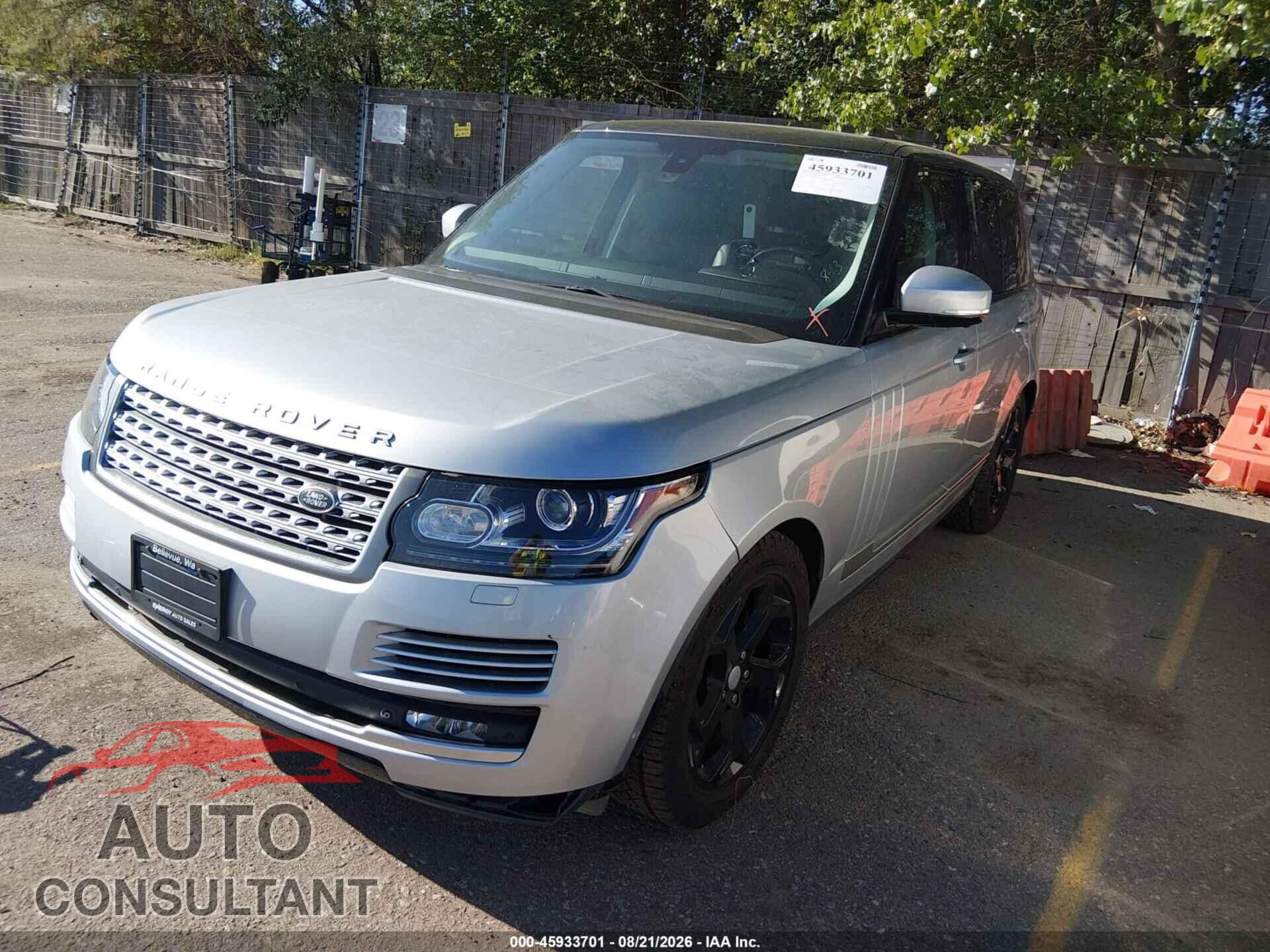 LAND ROVER RANGE ROVER 2015 - SALGS2VF9FA241150