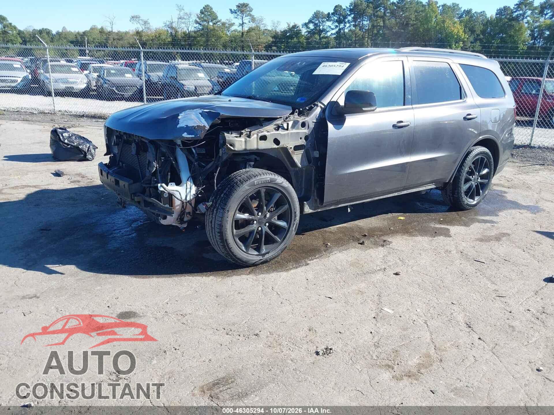 DODGE DURANGO 2017 - 1C4SDJCT3HC950825
