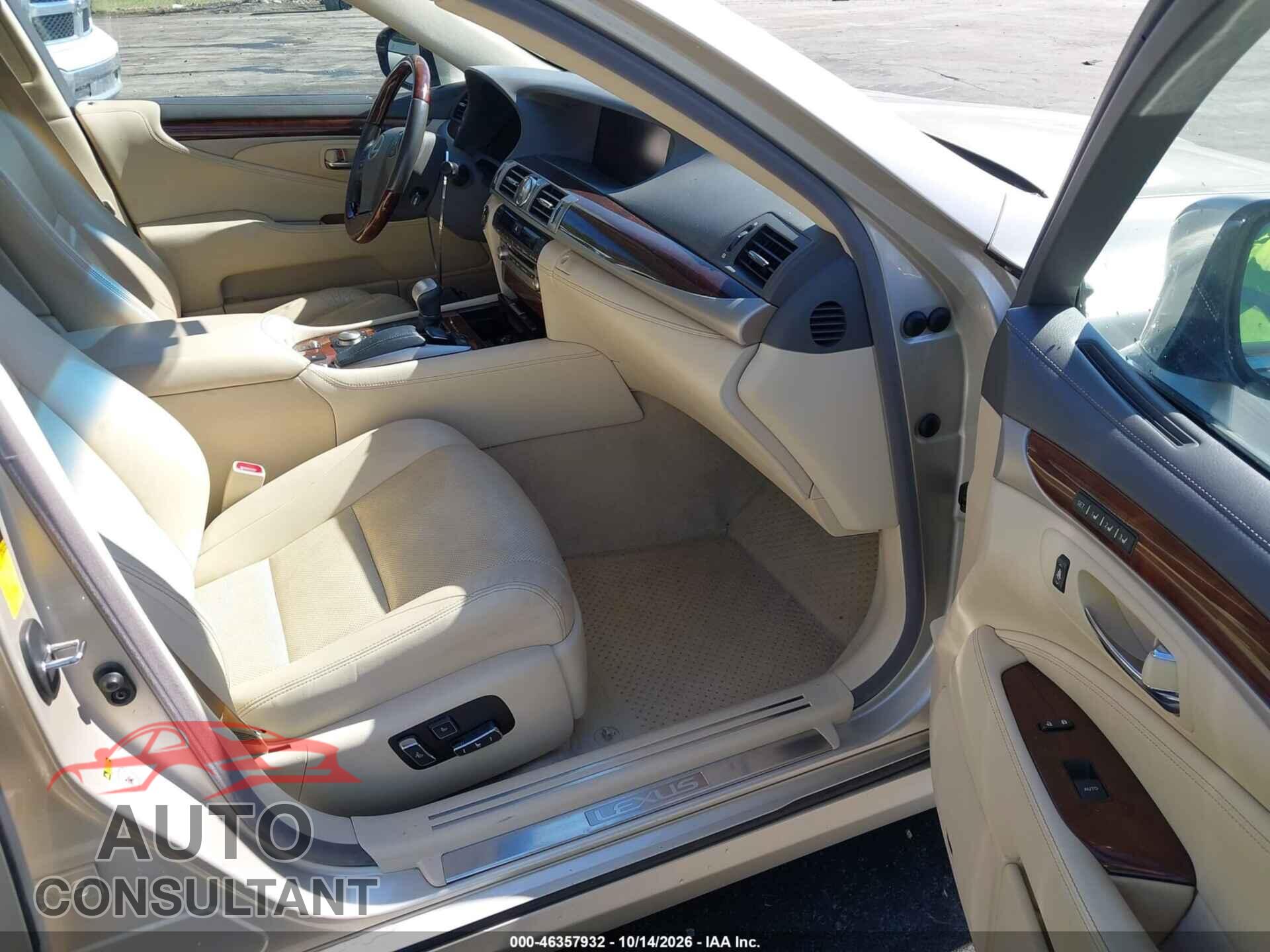 LEXUS LS 460 2013 - JTHCL5EF5D5019455