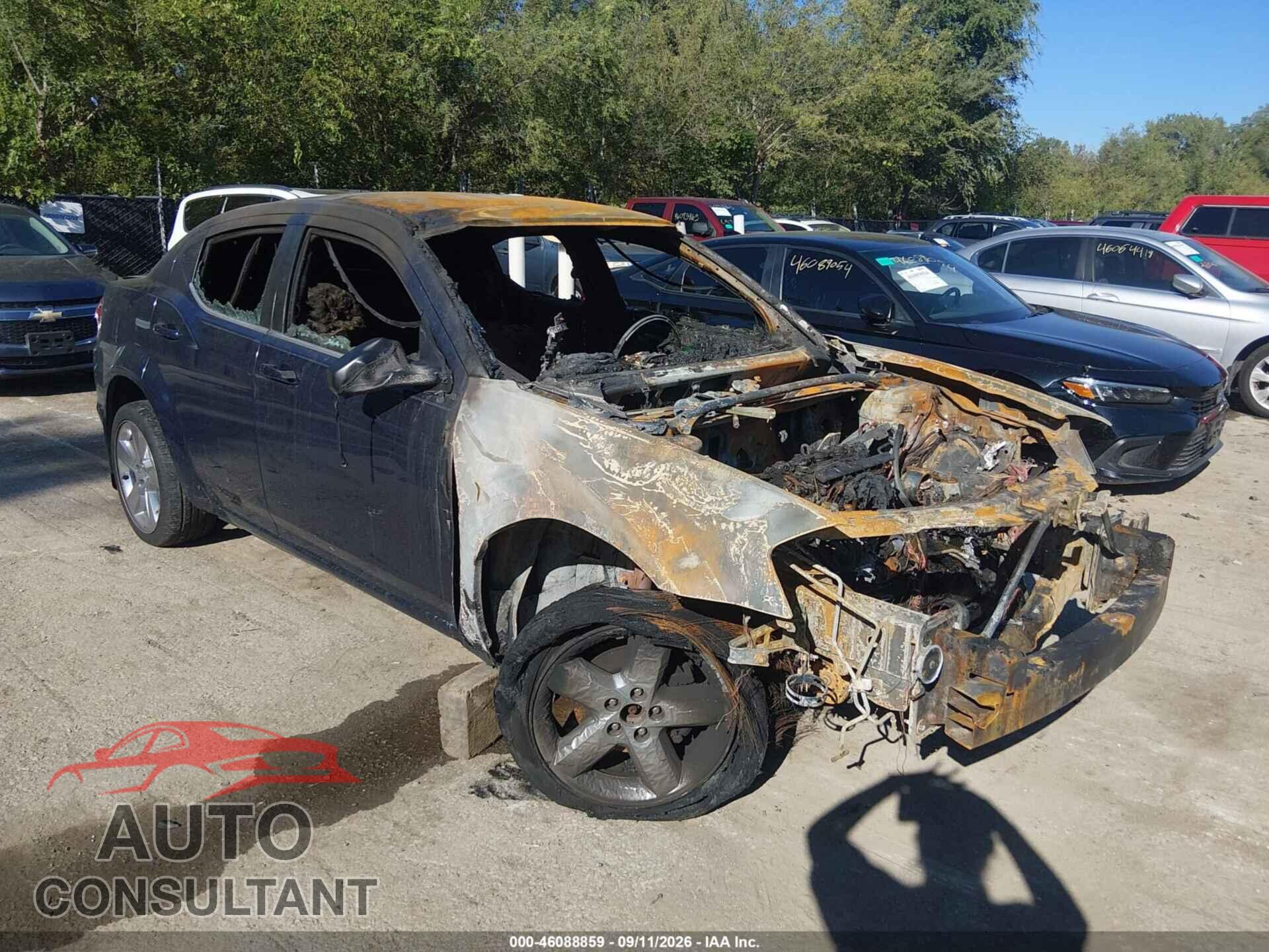 DODGE AVENGER 2013 - 1C3CDZAB7DN771123