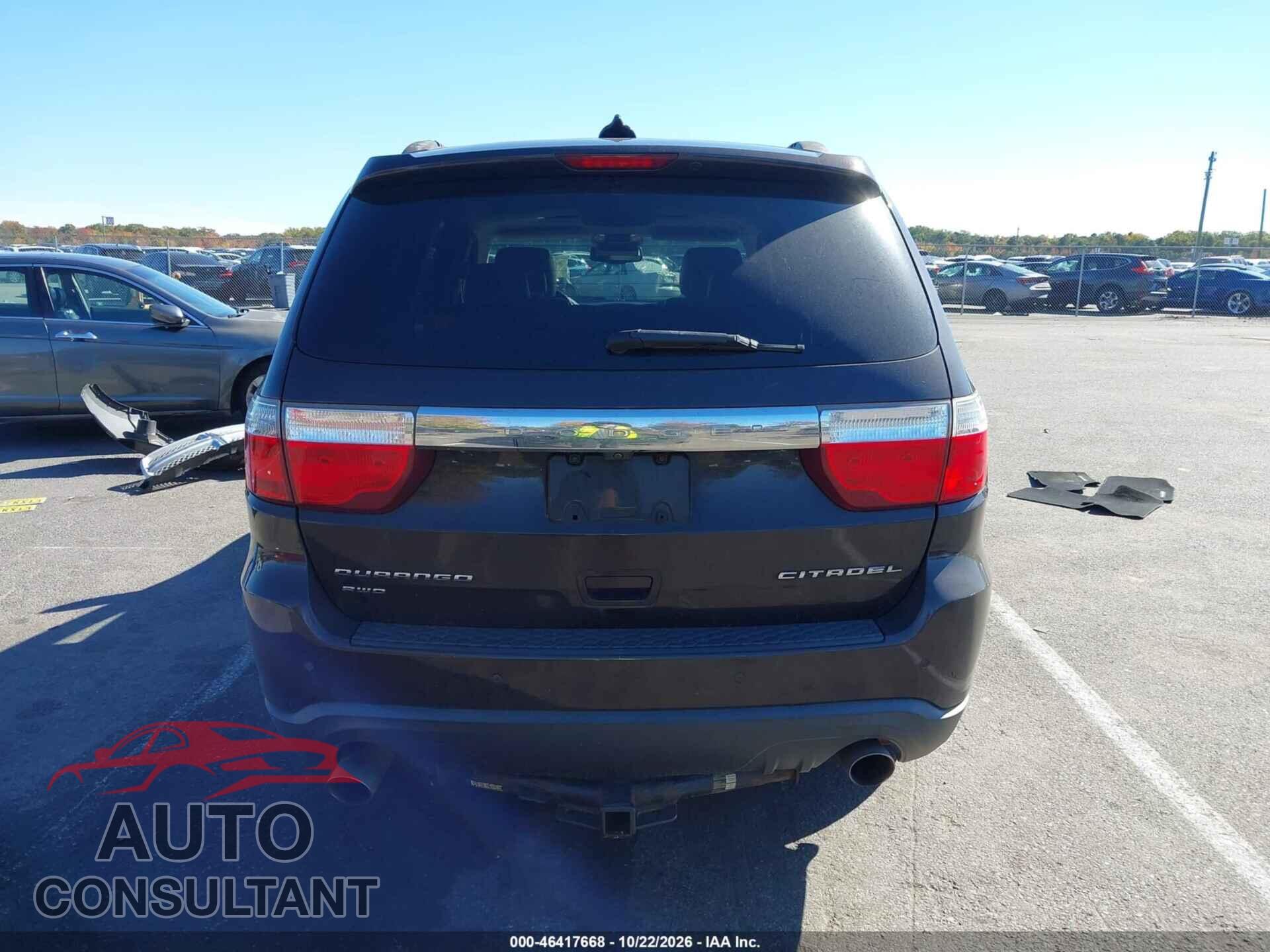 DODGE DURANGO 2012 - 1C4SDJET2CC277970