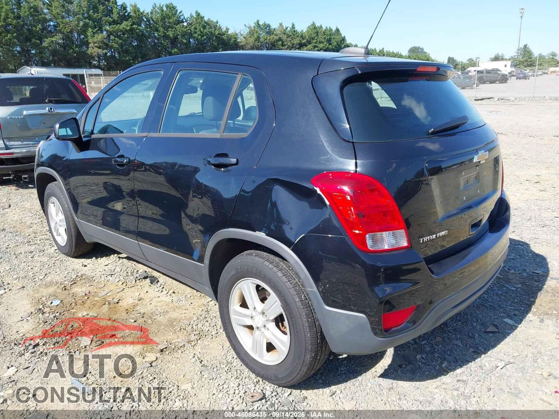 CHEVROLET TRAX 2017 - 3GNCJNSB3HL267371