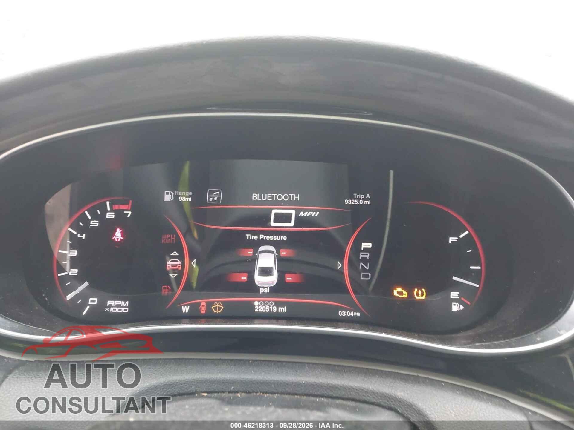 DODGE DART 2015 - 1C3CDFCB4FD346155