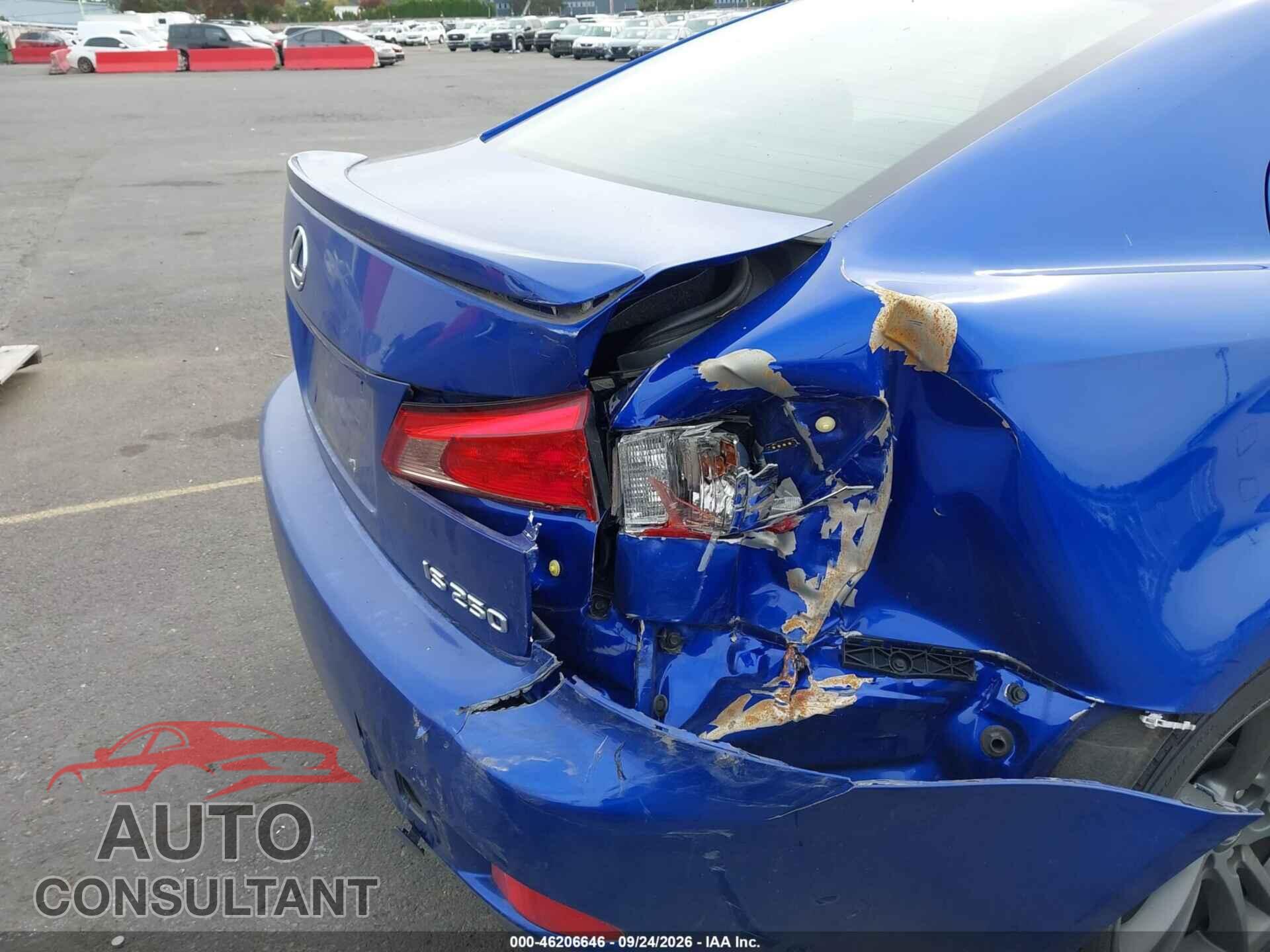 LEXUS IS 250 2011 - JTHBF5C21B5156487