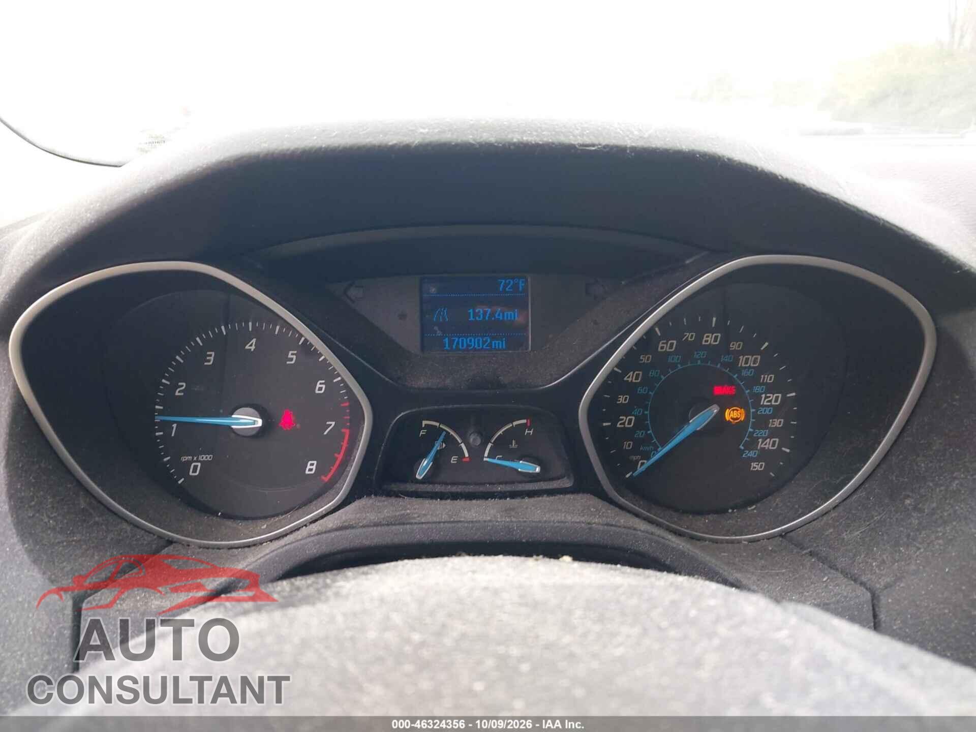 FORD FOCUS 2012 - 1FAHP3E2XCL434302