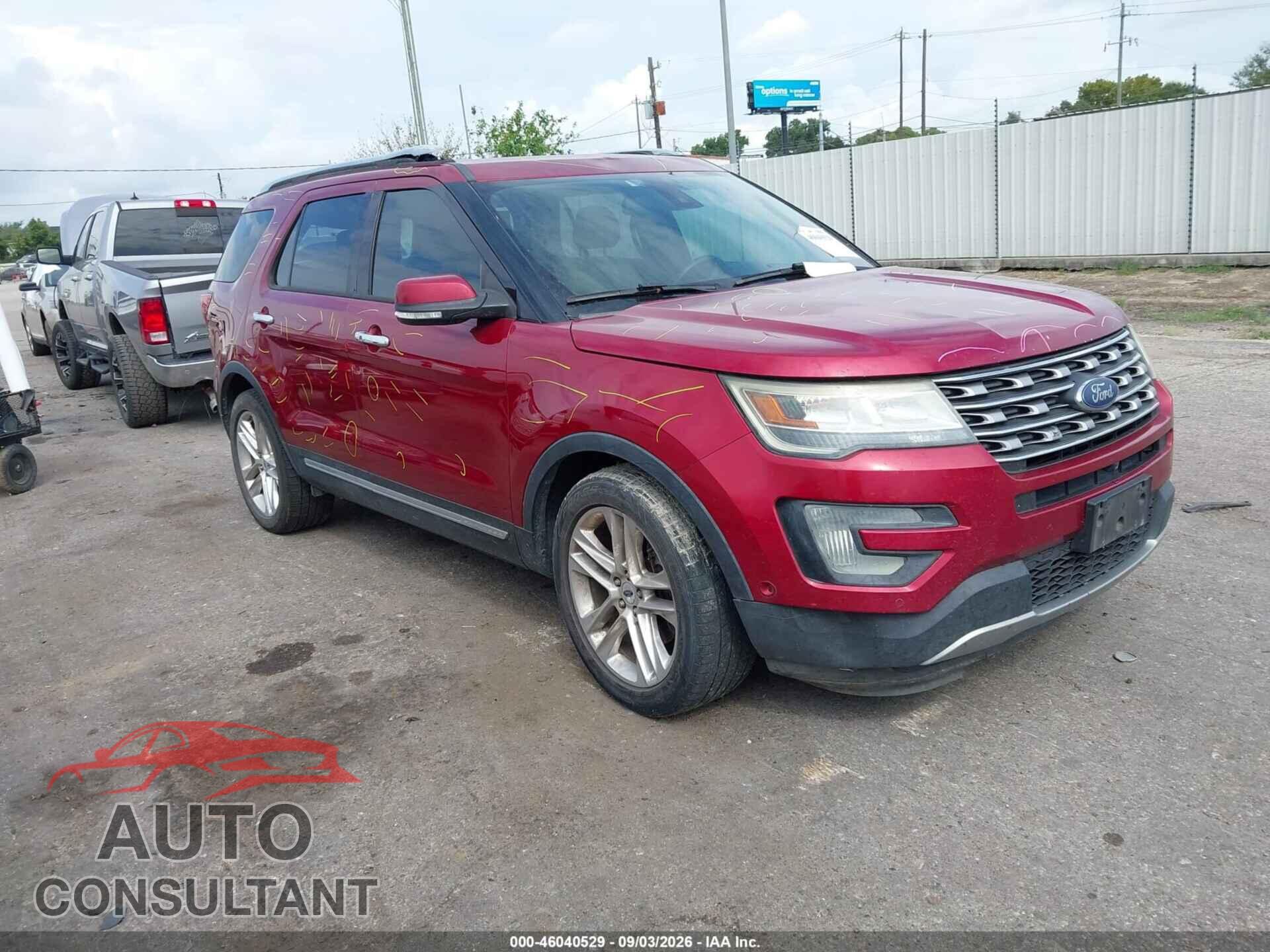FORD EXPLORER 2017 - 1FM5K7F80HGA98807