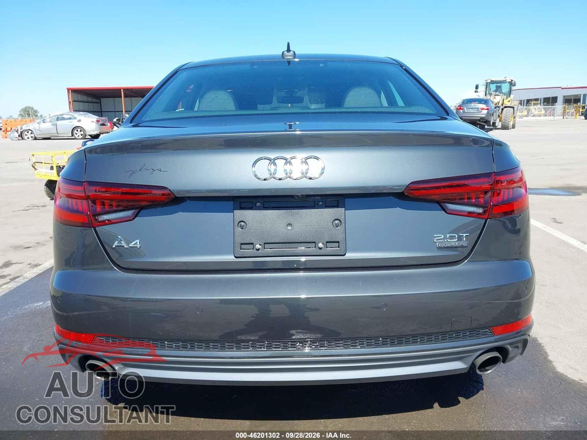 AUDI A4 2018 - WAUFNAF48JN013169