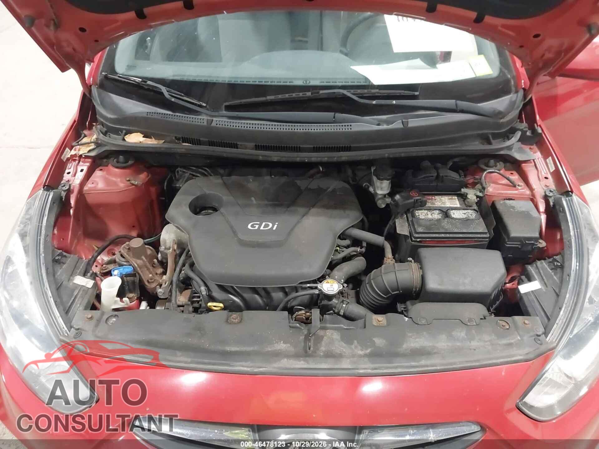 HYUNDAI ACCENT 2013 - KMHCT4AE5DU344293