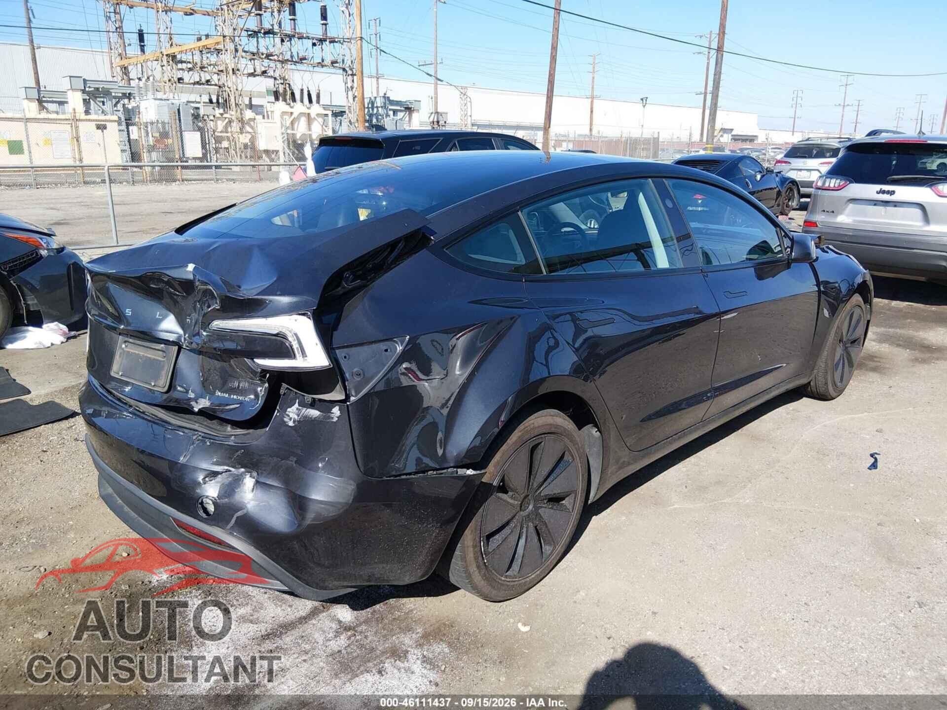 TESLA MODEL 3 2024 - 5YJ3E1EB6RF814716