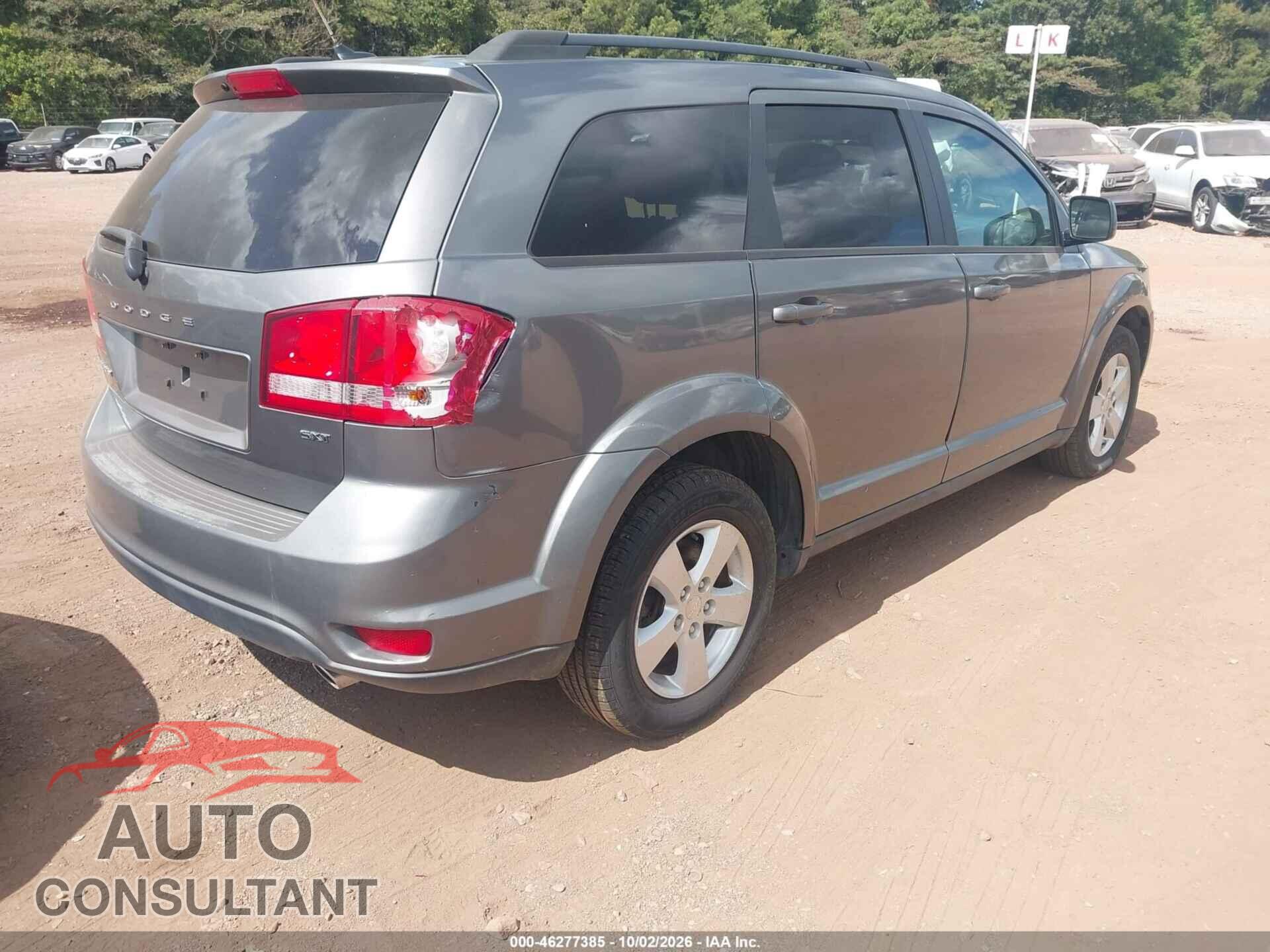 DODGE JOURNEY 2012 - 3C4PDCBG0CT361542
