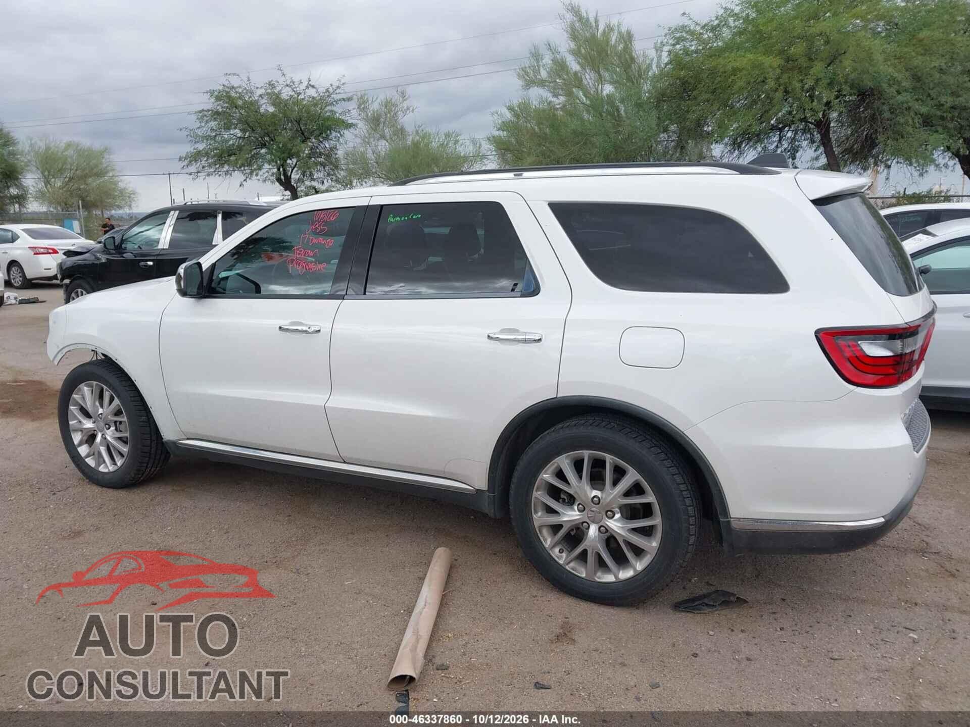DODGE DURANGO 2017 - 1C4RDHAG0HC615082