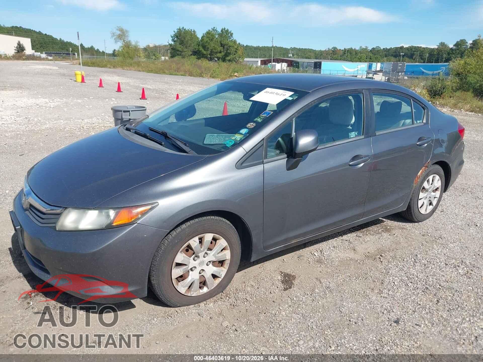 HONDA CIVIC 2012 - 19XFB2F56CE035480
