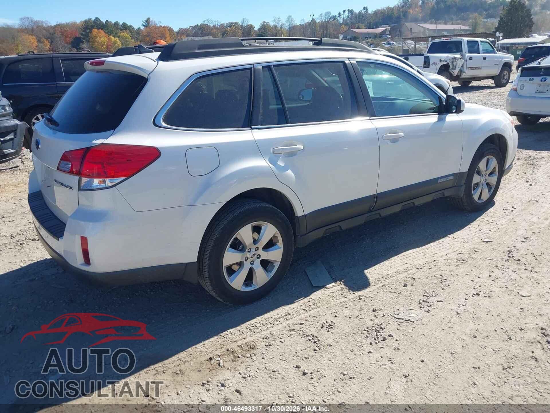 SUBARU OUTBACK 2012 - 4S4BRCLC9C3206647
