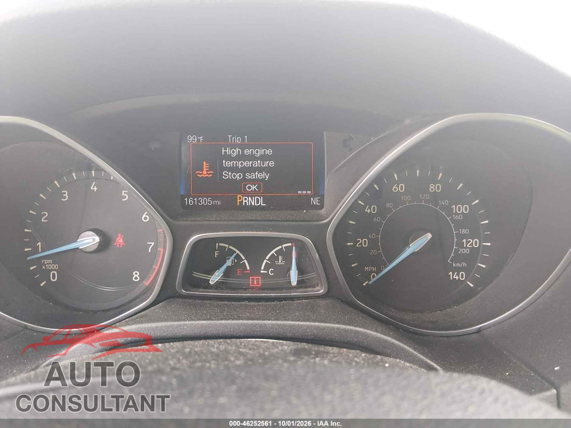 FORD FOCUS 2015 - 1FADP3F2XFL367489