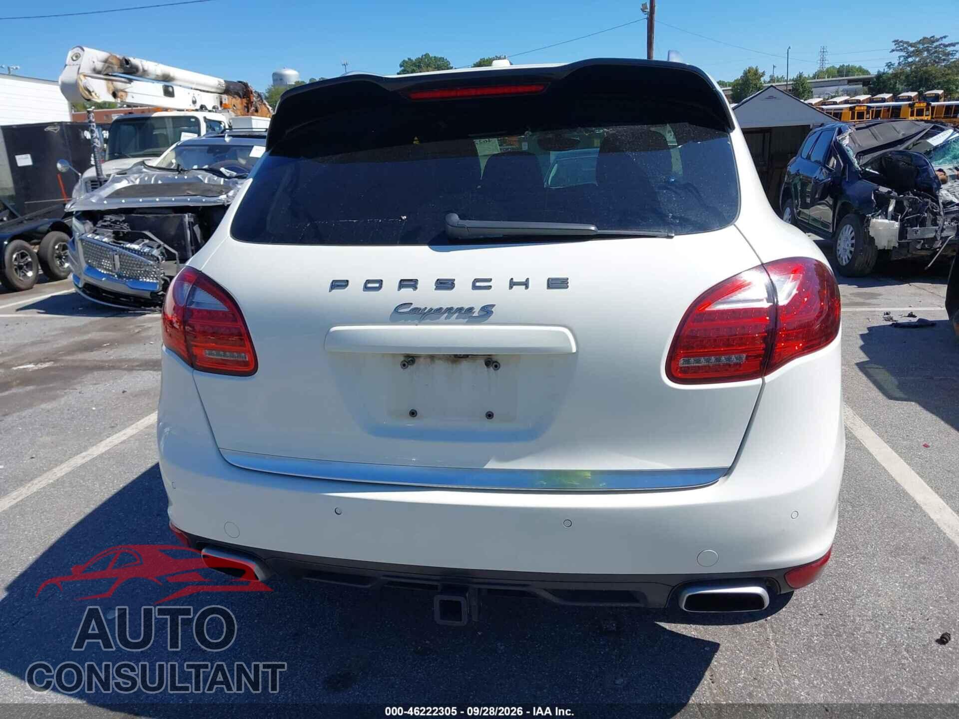 PORSCHE CAYENNE 2012 - WP1AB2A23CLA40438