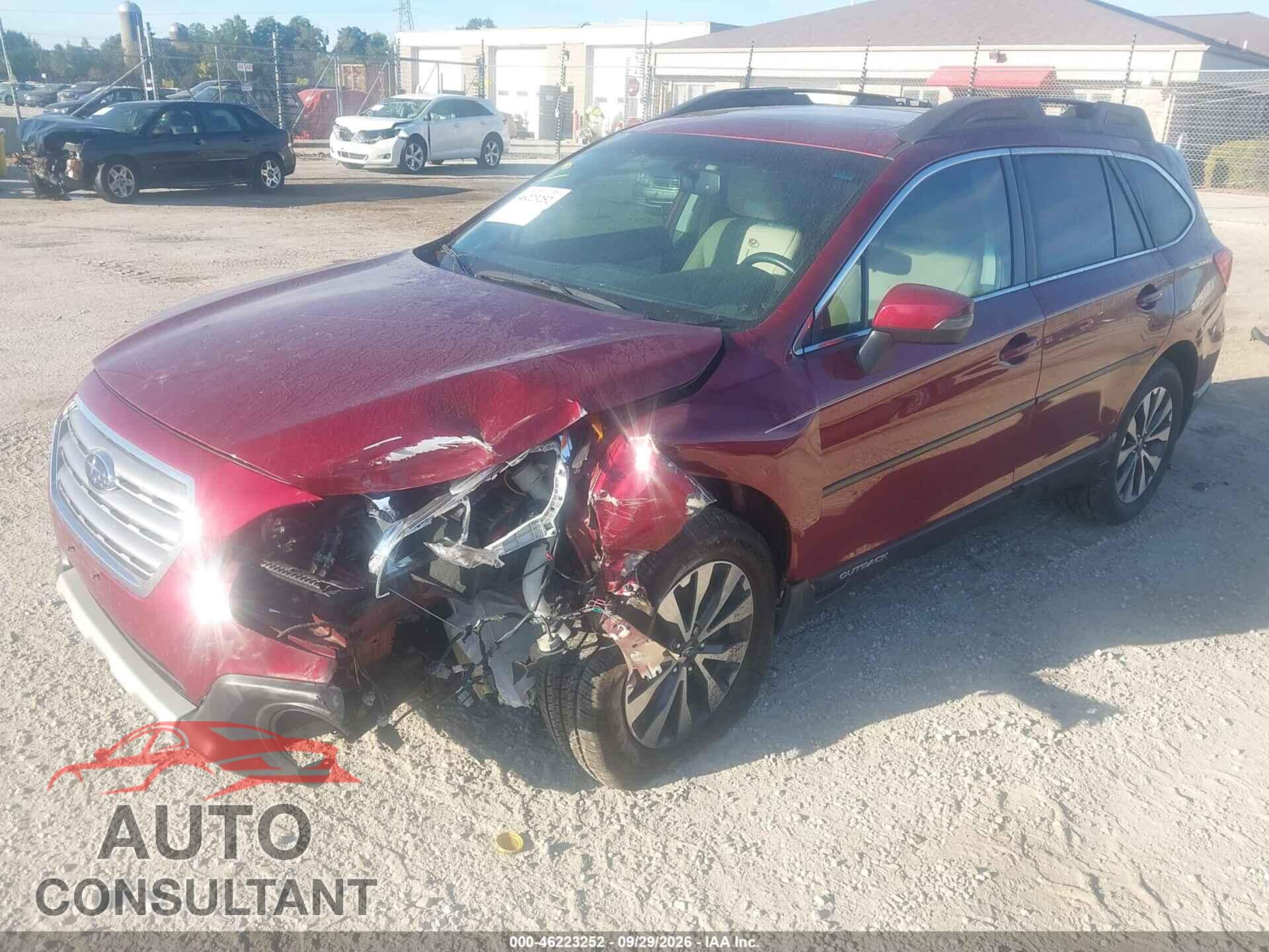 SUBARU OUTBACK 2015 - 4S4BSBLC4F3233077
