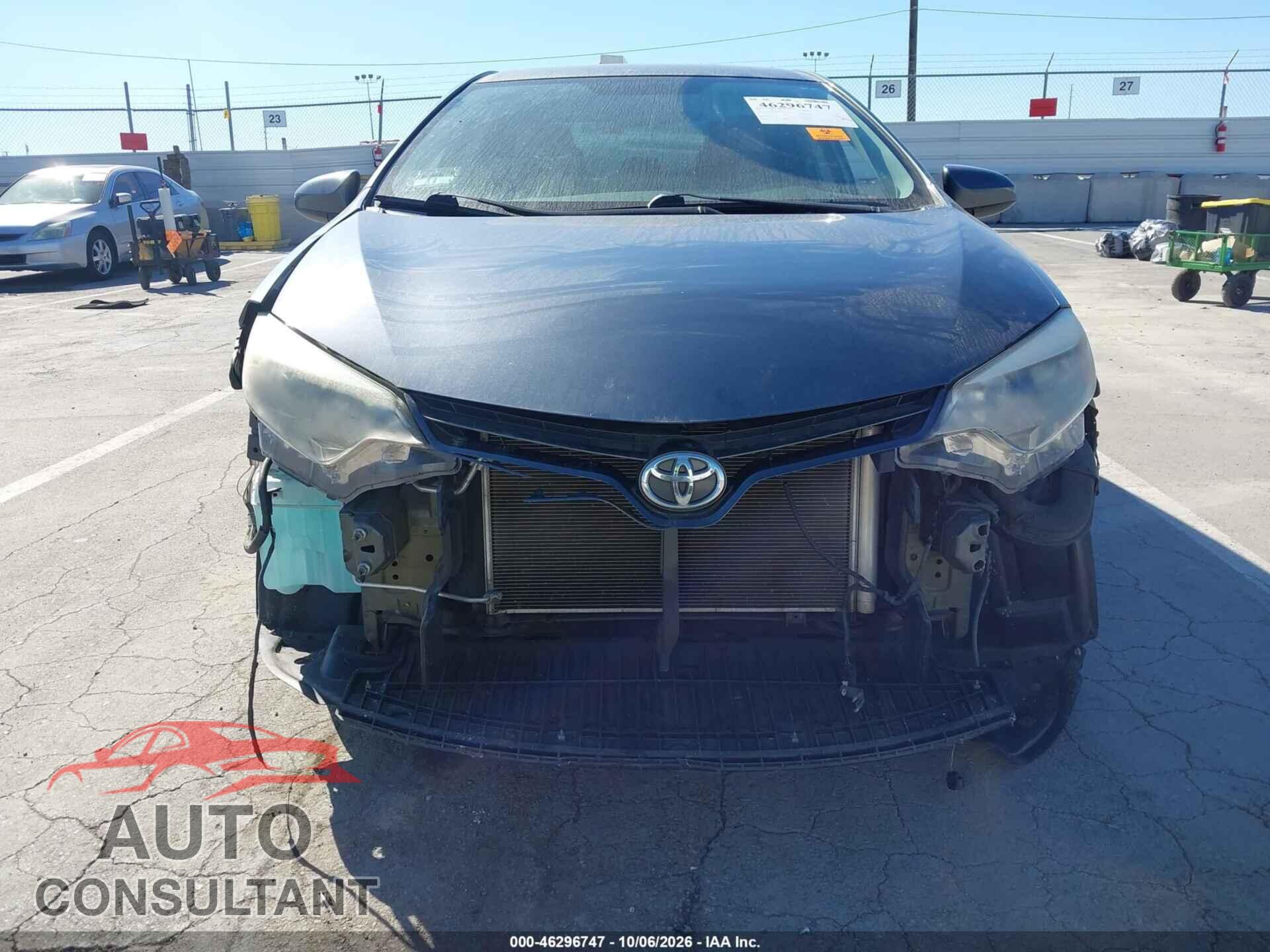 TOYOTA COROLLA 2015 - 5YFBURHE8FP346491