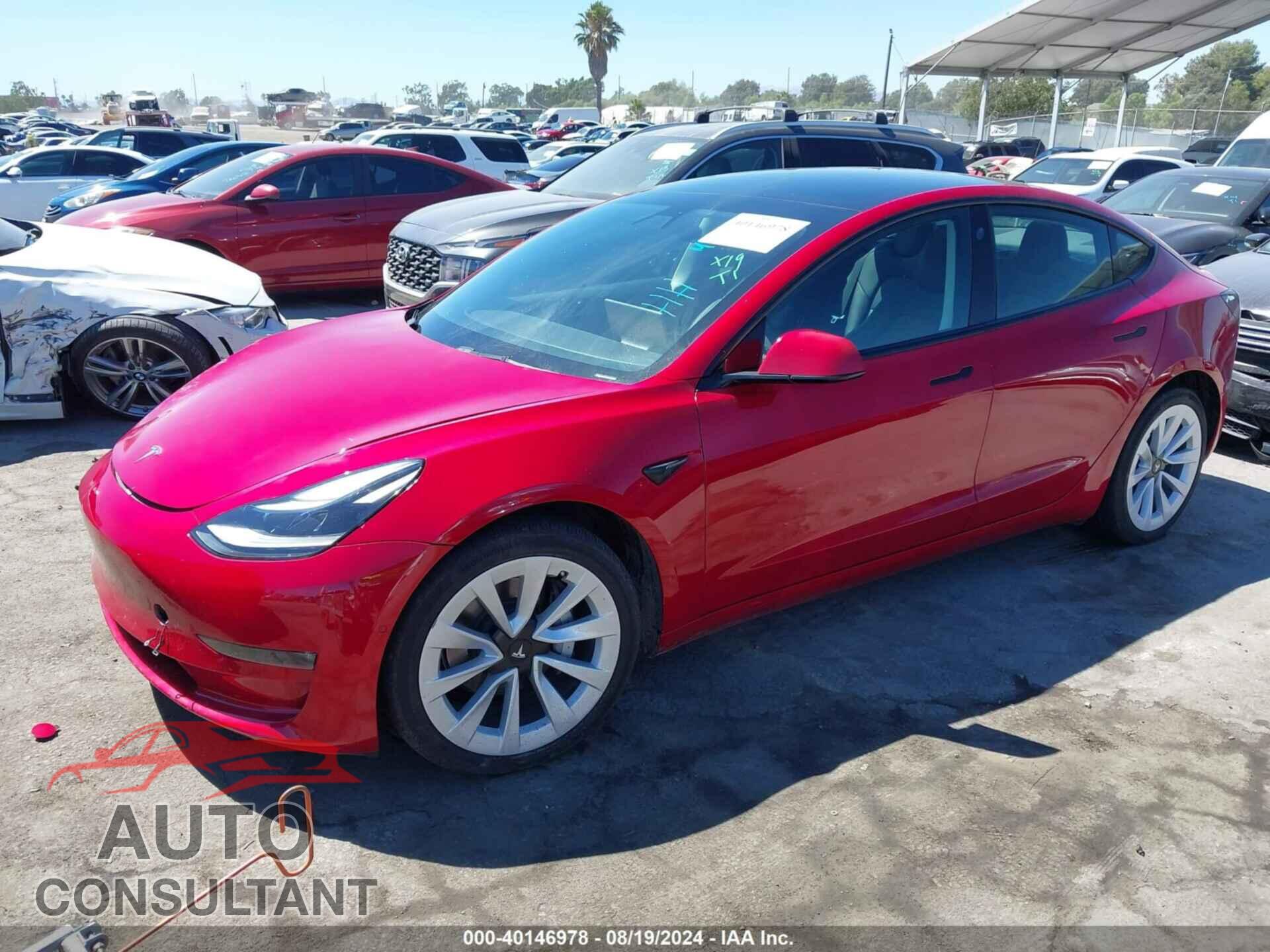 TESLA MODEL 3 2021 - 5YJ3E1EB0MF086206