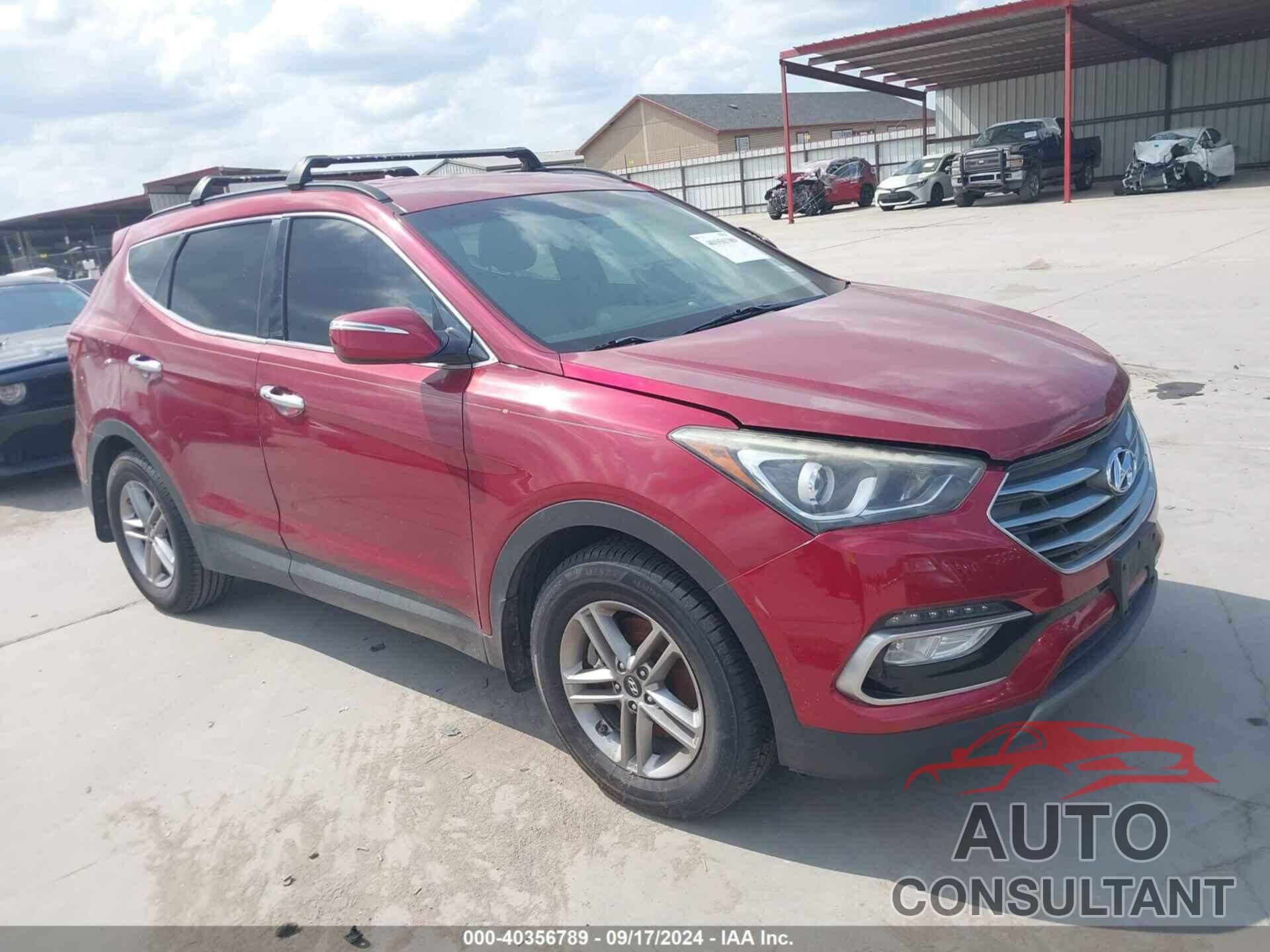 HYUNDAI SANTA FE SPORT 2018 - 5XYZU3LB3JG503821