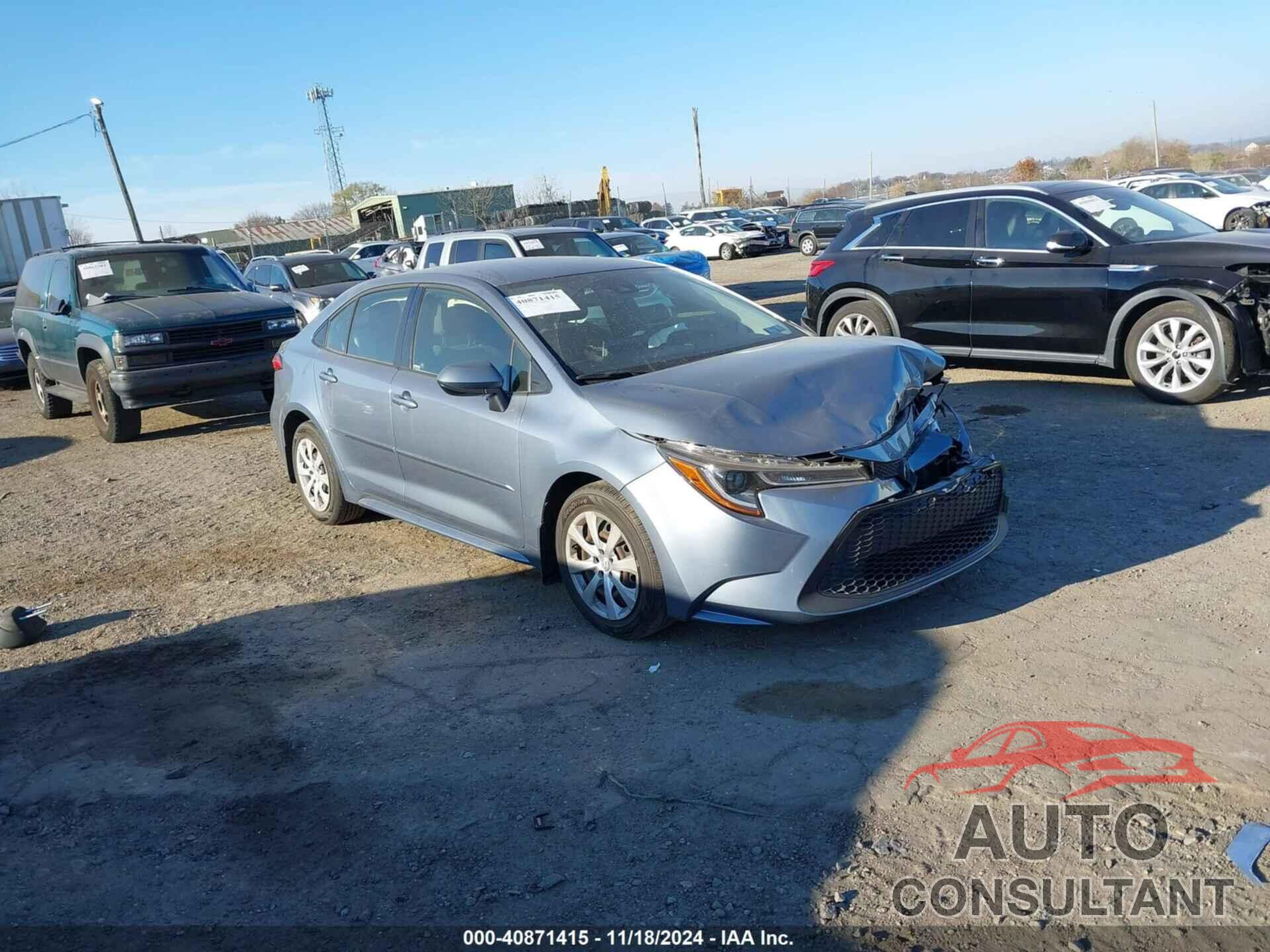 TOYOTA COROLLA 2020 - JTDEPRAE0LJ059368