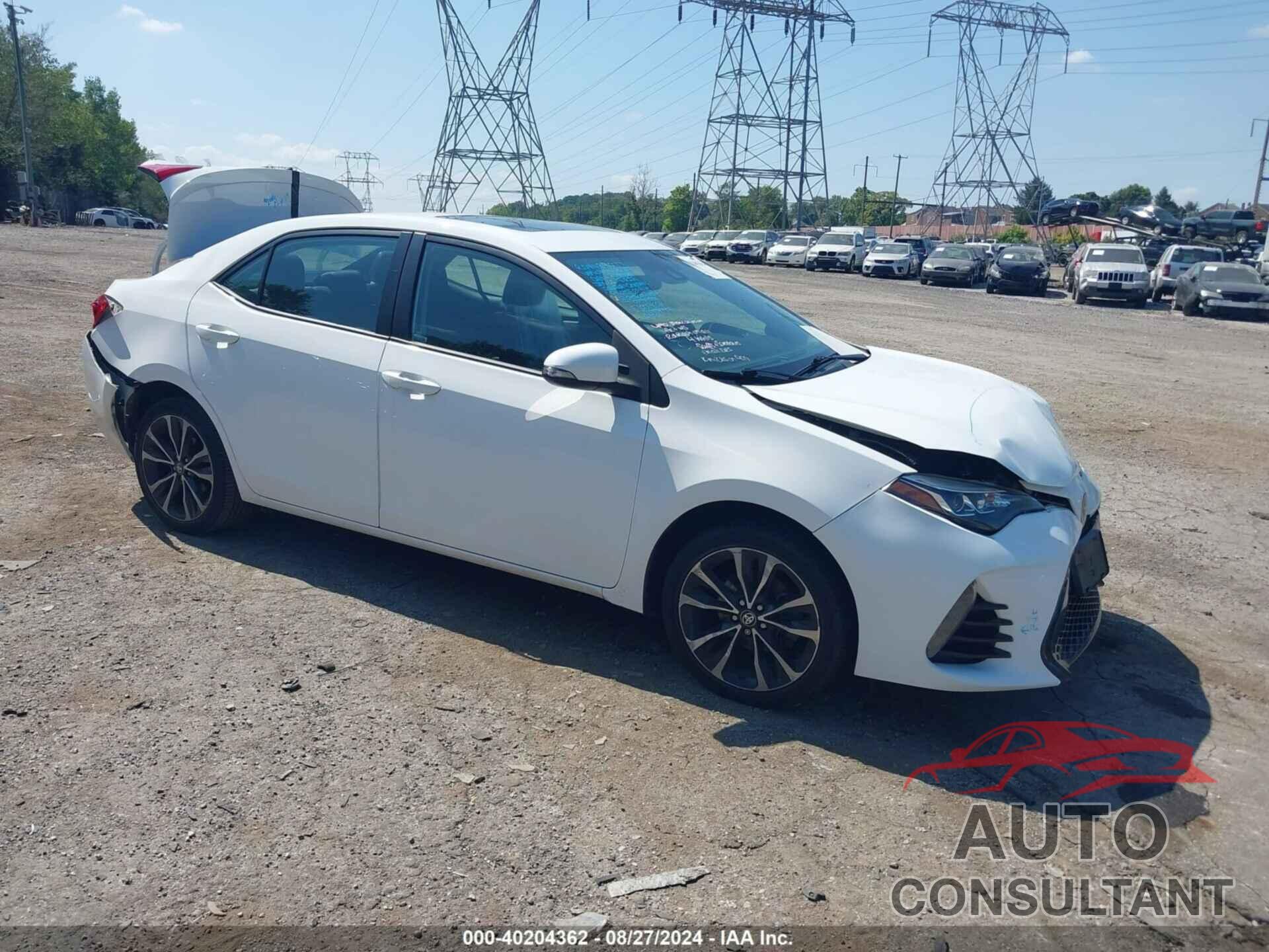 TOYOTA COROLLA 2017 - 2T1BURHE0HC859110