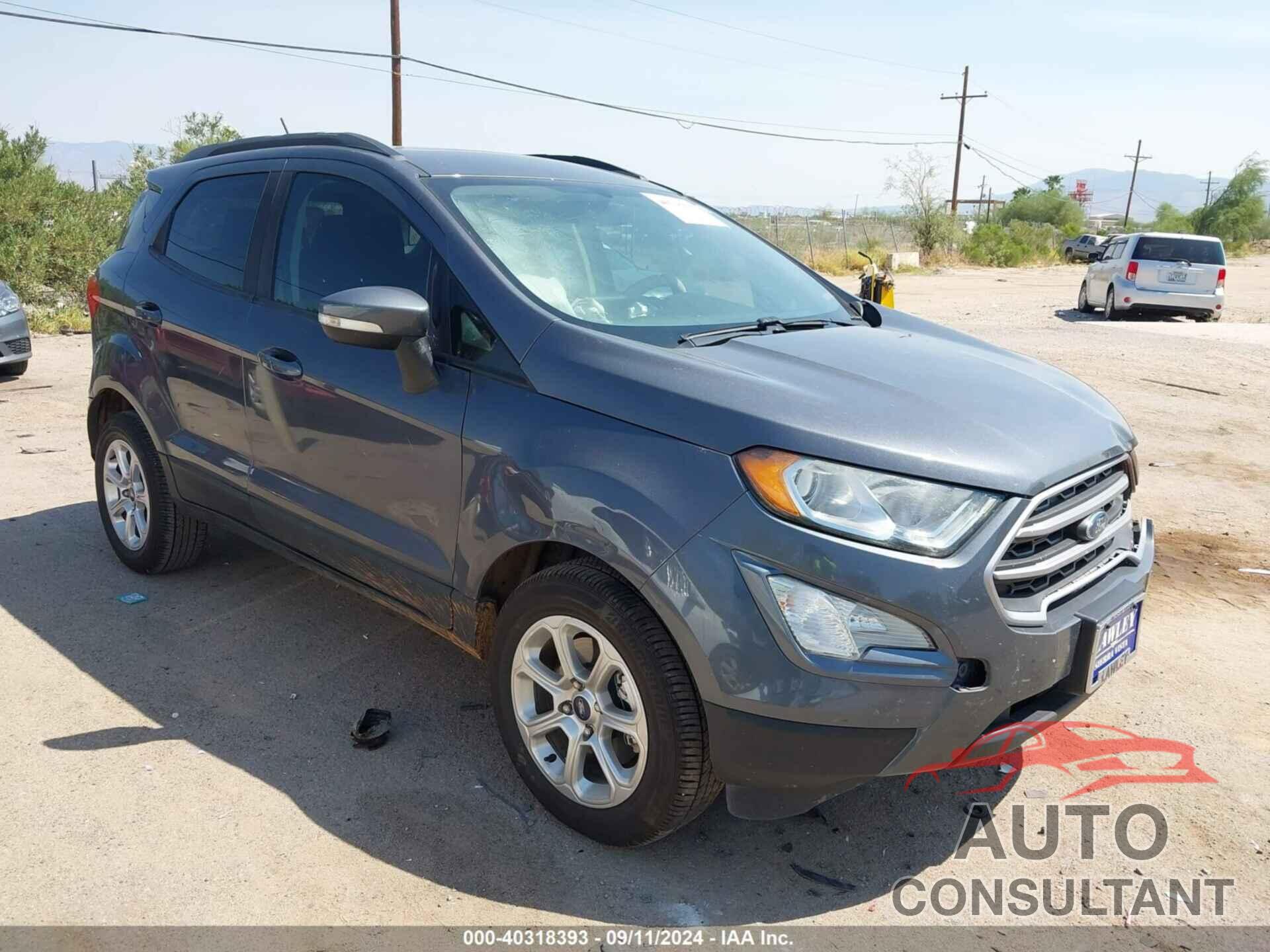 FORD ECOSPORT 2019 - MAJ3S2GE1KC285626