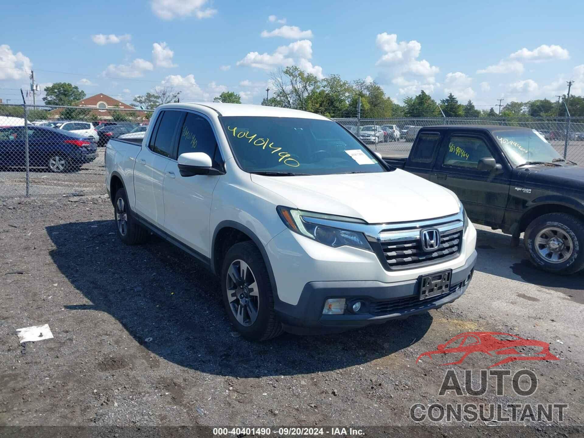 HONDA RIDGELINE 2017 - 5FPYK3F62HB012200