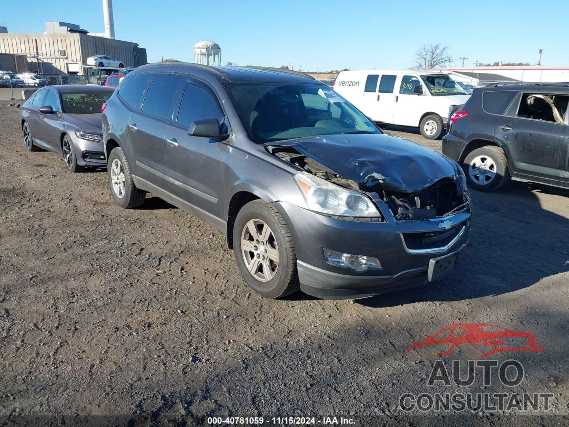 CHEVROLET TRAVERSE 2012 - 1GNKRFEDXCJ250199