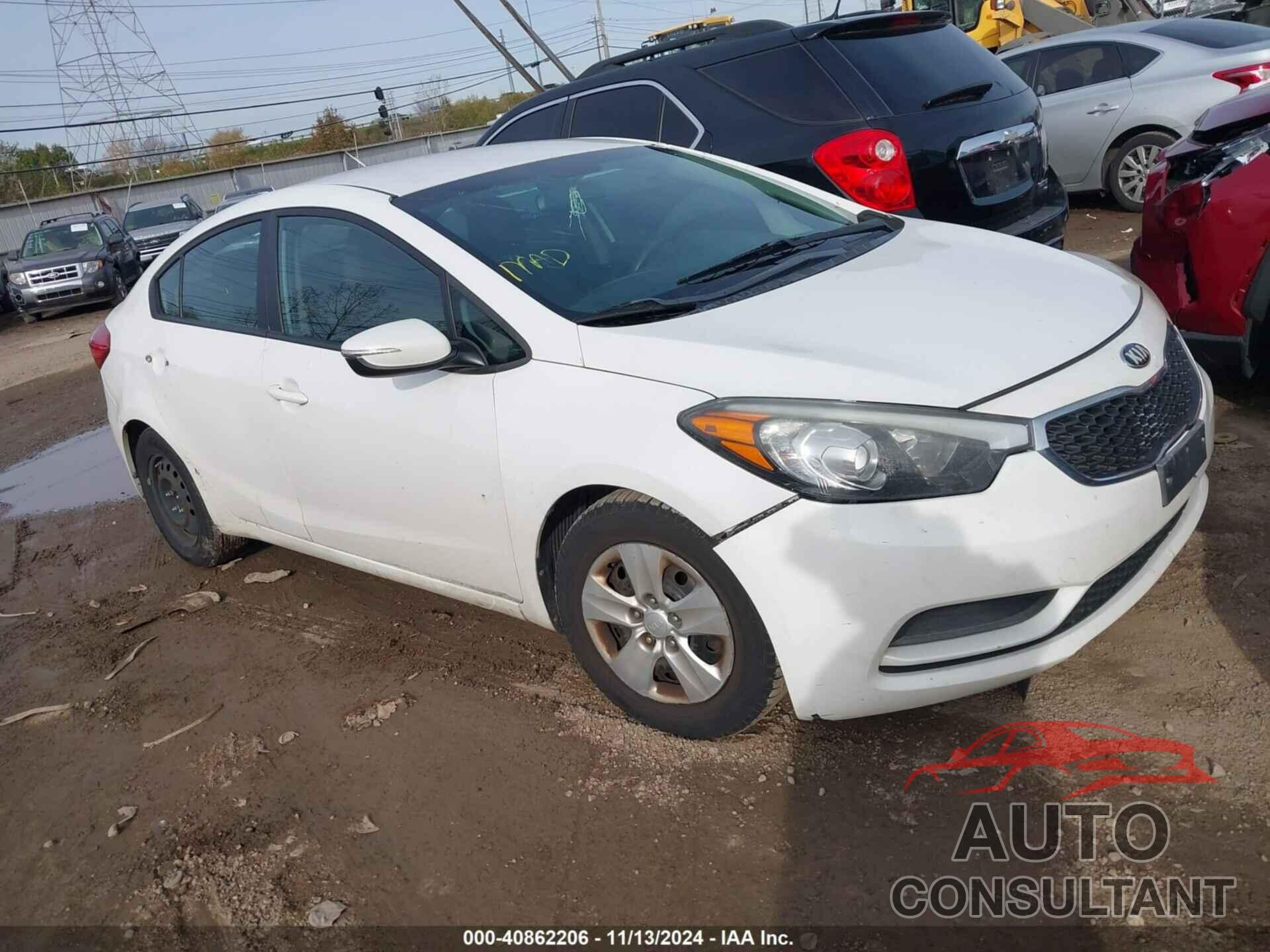 KIA FORTE 2015 - KNAFX4A62F5399891