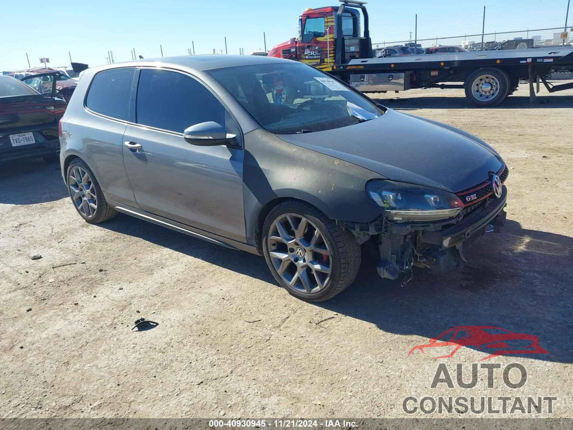 VOLKSWAGEN GTI 2013 - WVWFD7AJ0DW010478